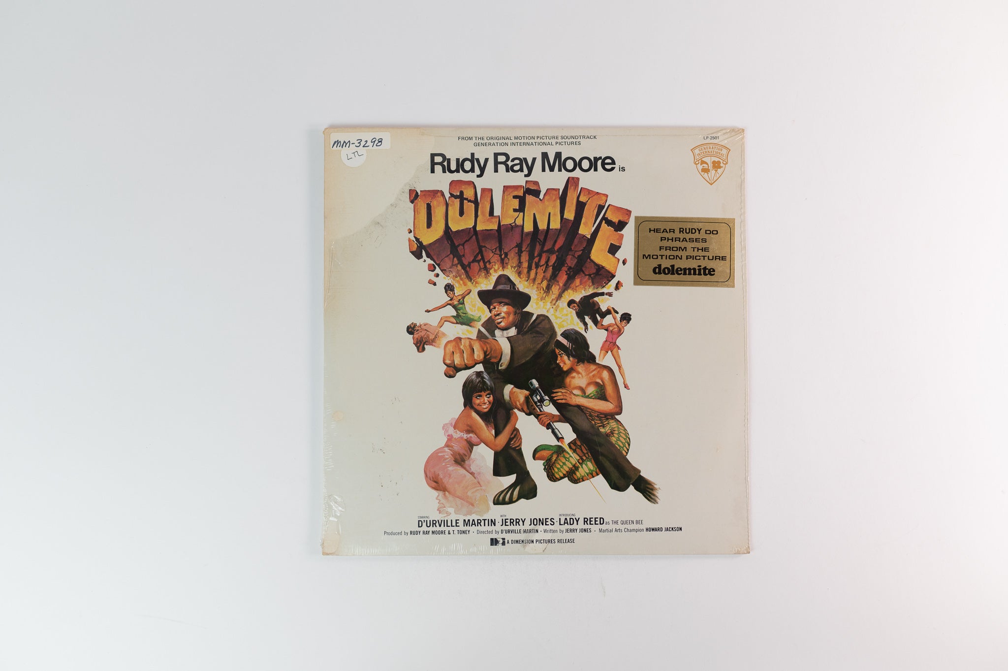 Rudy Ray Moore - Rudy Ray Moore Is "Dolemite" (Original Motion Picture Soundtrack) on Generation International Sealed