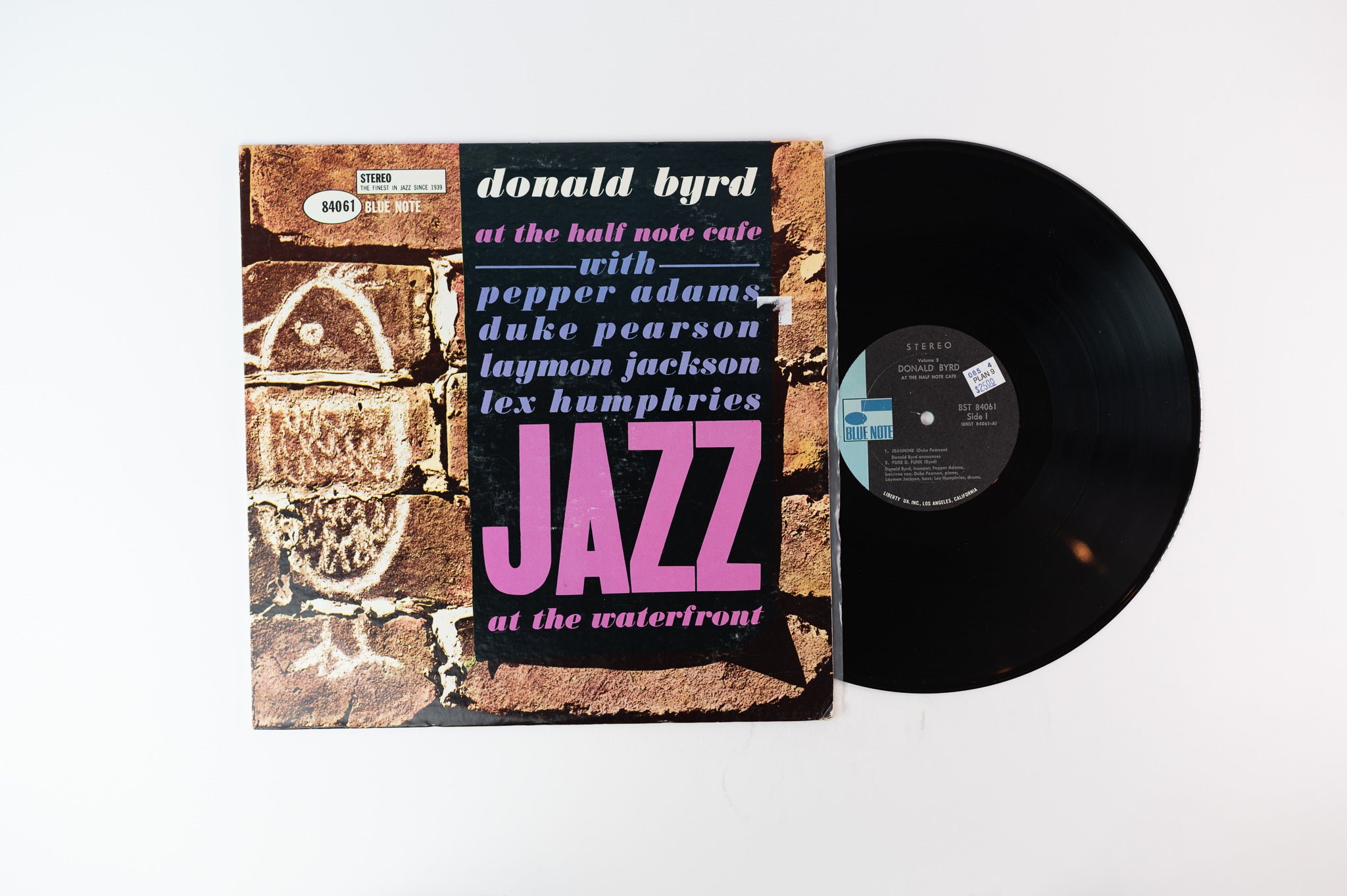 Donald Byrd - At The Half Note Cafe (Volume 2) on Blue Note BST 84061 Aqua and Black Label