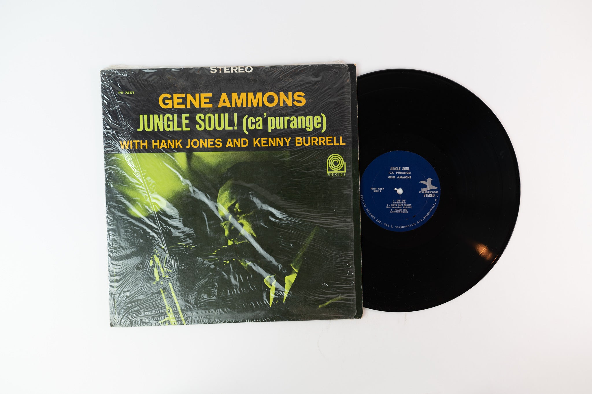 Gene Ammons - Jungle Soul! (Ca' Purange) on Prestige PR 7257 Stereo Reissue