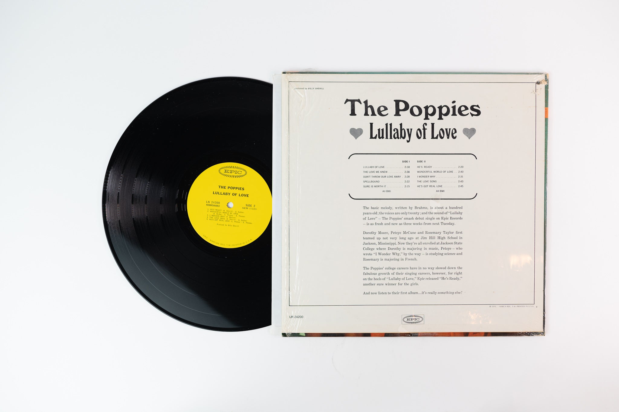 The Poppies - Lullaby Of Love on Epic Mono
