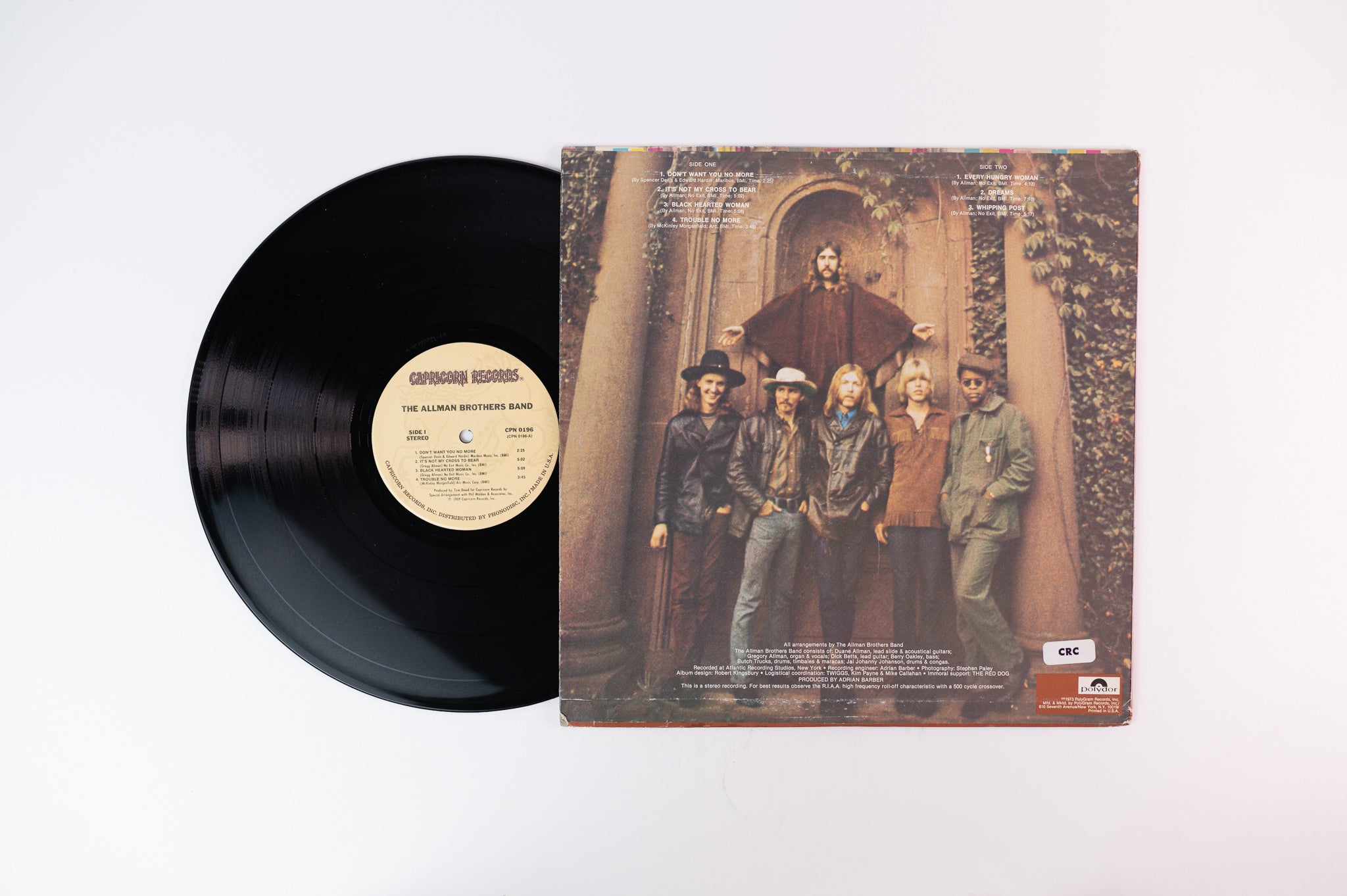 The Allman Brothers Band - The Allman Brothers Band on Polydor Record Club Reissue