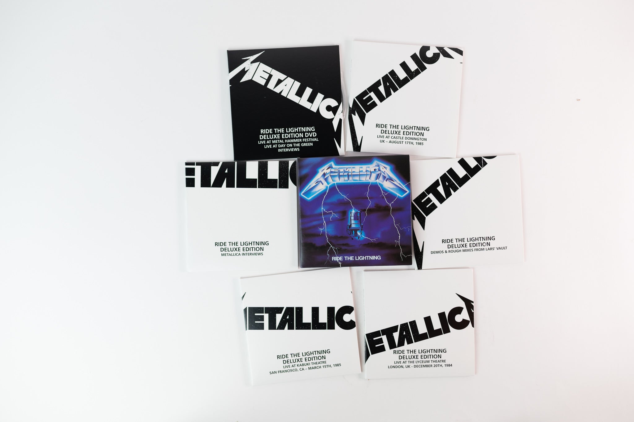 Metallica - Ride The Lightning on Blackened Limited Numbered Deluxe Edition Reissue Box Set