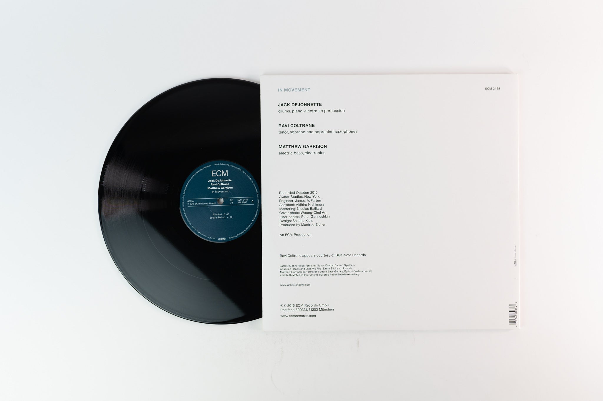 Jack DeJohnette - In Movement on ECM 180 Gram