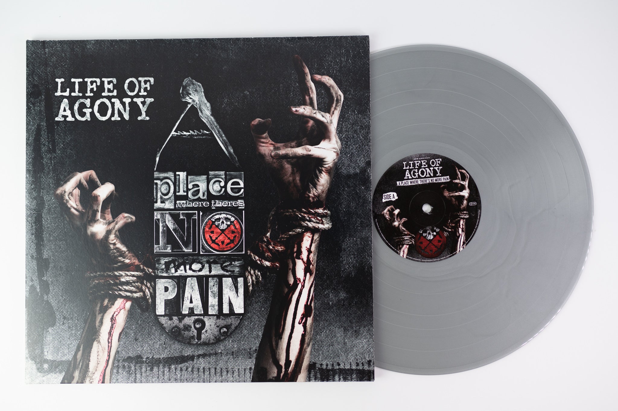 Life Of Agony - A Place Where There's No More Pain on Napalm Records - Silver Vinyl