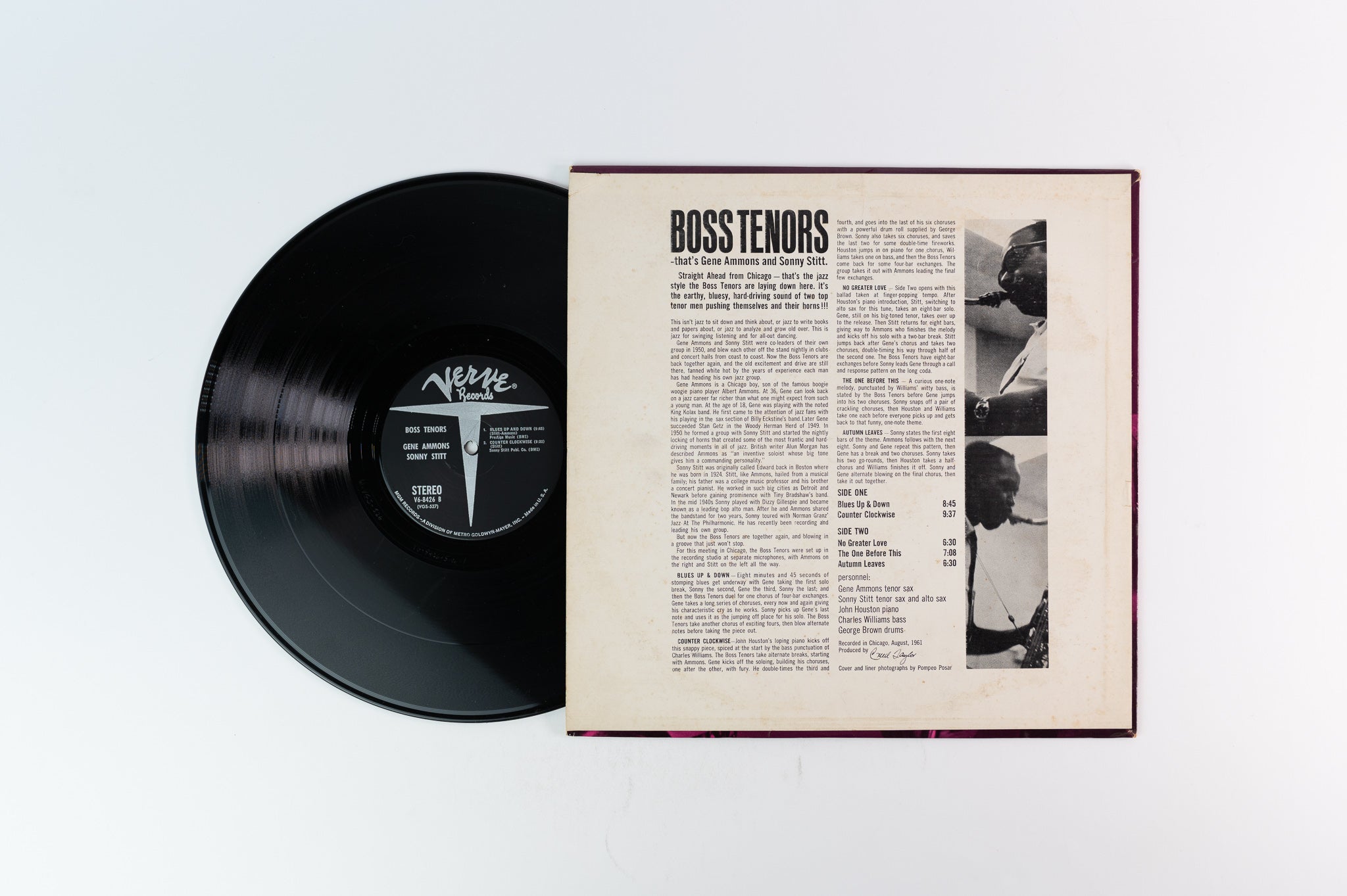 Gene Ammons - Boss Tenors: Straight Ahead From Chicago August 1961 on Verve Stereo