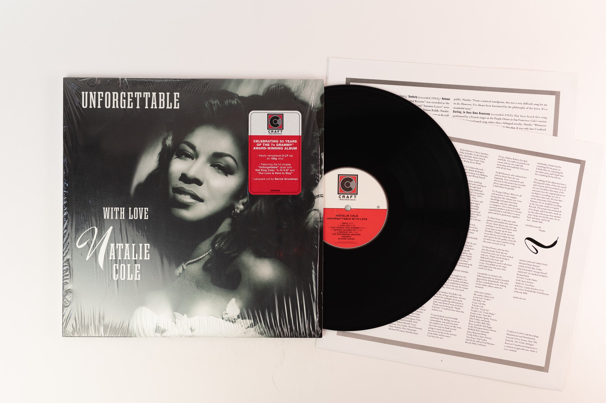 Natalie Cole - Unforgettable With Love on Craft Recordings 180 Gram Remastered Reissue