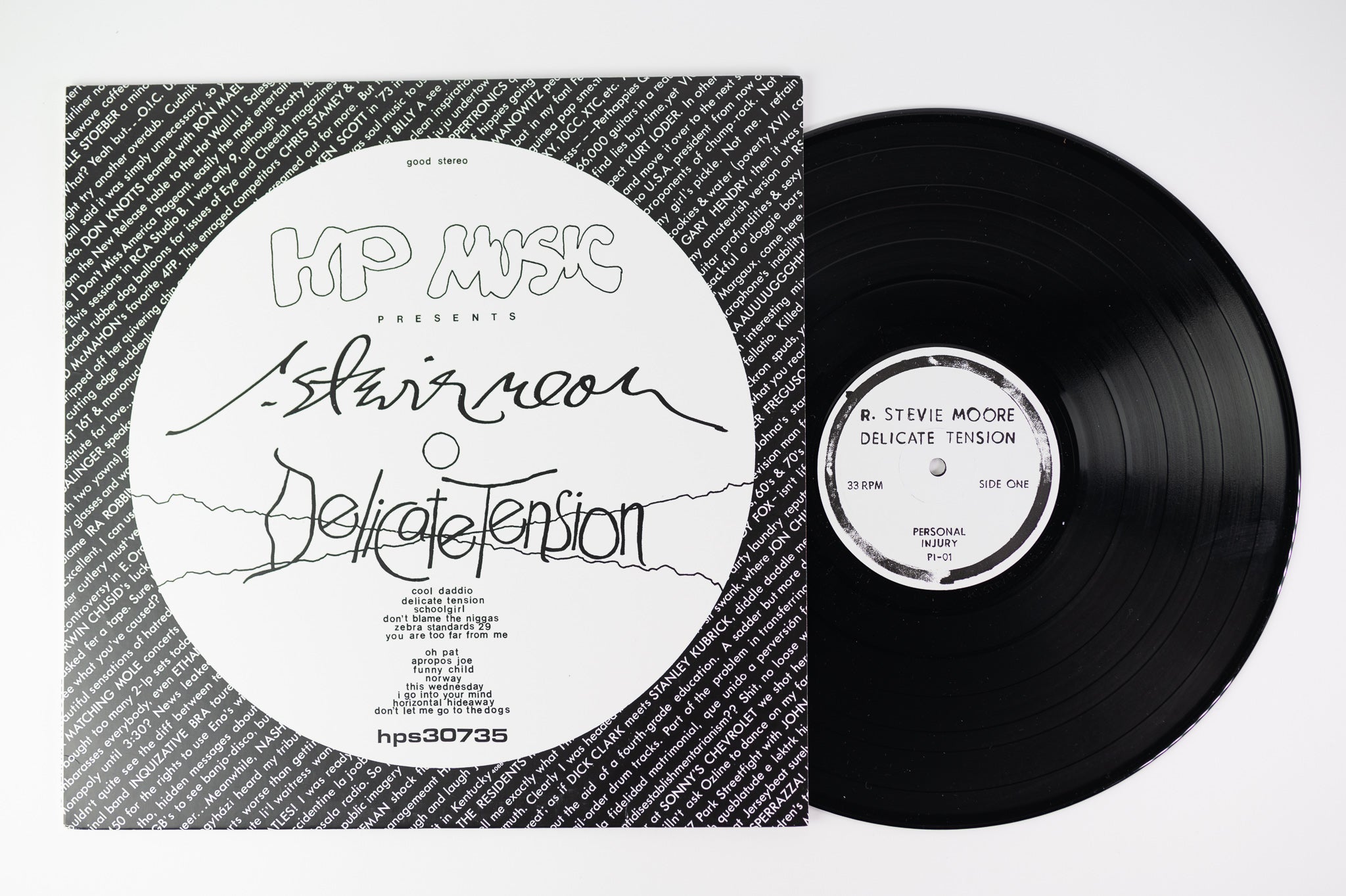 R Stevie Moore - Delicate Tension on Personal Injury Records