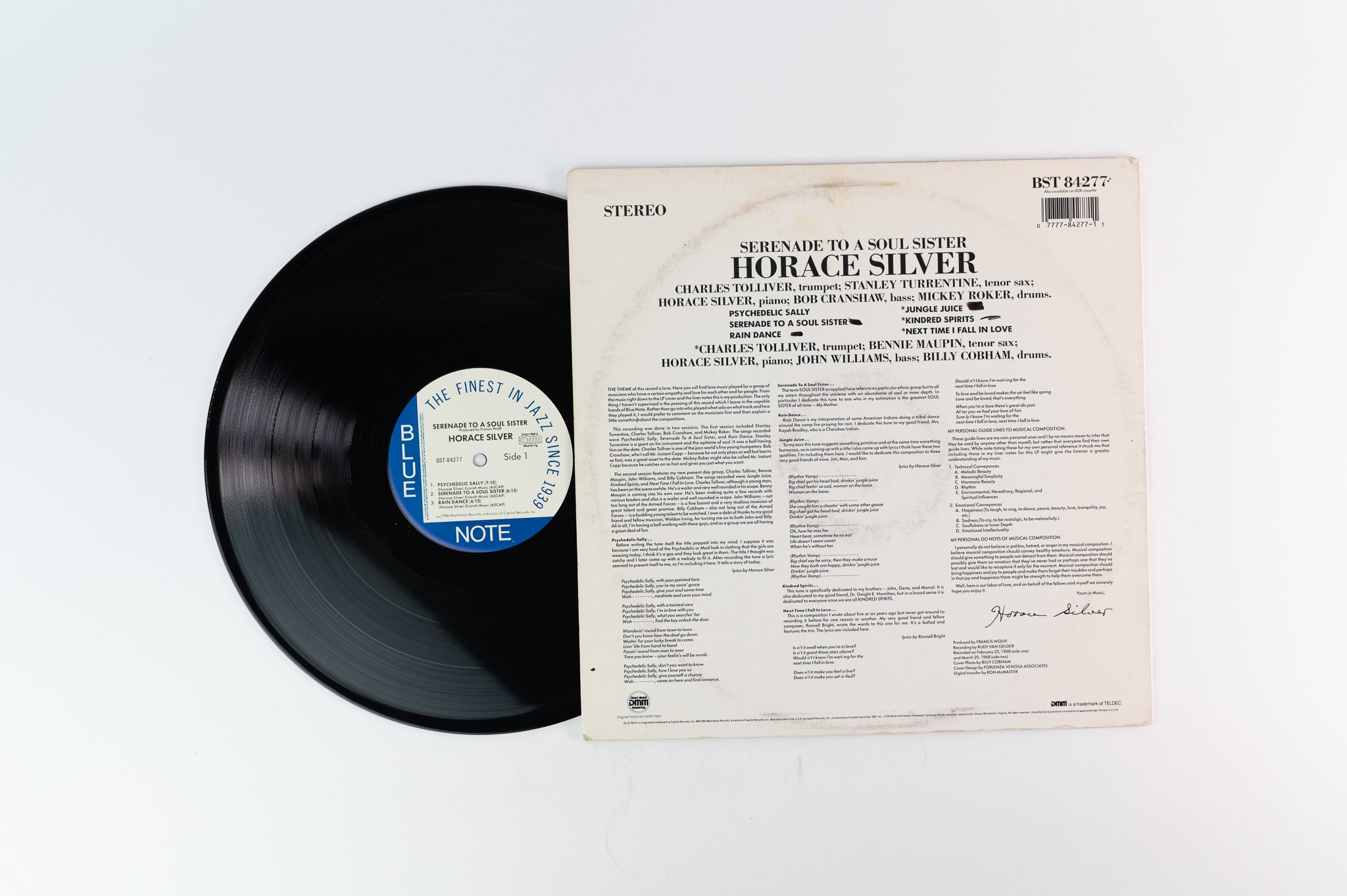 The Horace Silver Quintet - Serenade To A Soul Sister on Blue Note DMM Reissue