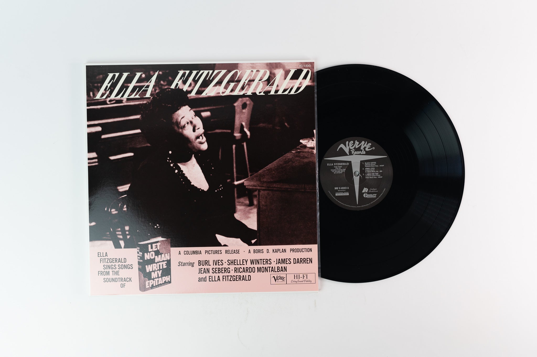 Ella Fitzgerald - Ella Fitzgerald Sings Songs From Let No Man Write My Epitaph 200 Gram Analogue Productions Reissue