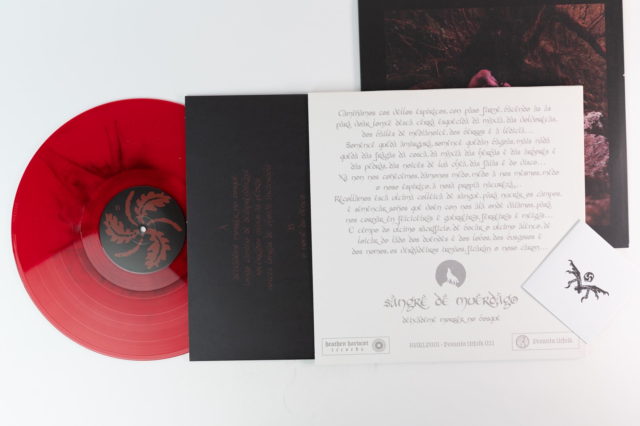 Sangre De Muerdago - Deixademe Morrer No Bosque on Heathen Harvest Limited Red Vinyl
