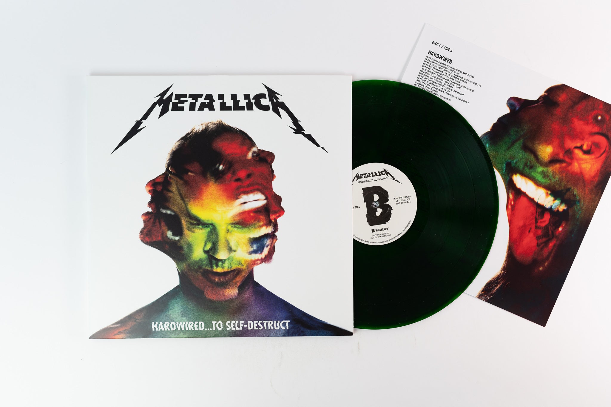 Metallica - Hardwired...To Self-Destruct on Blackened - Limited Green Vinyl