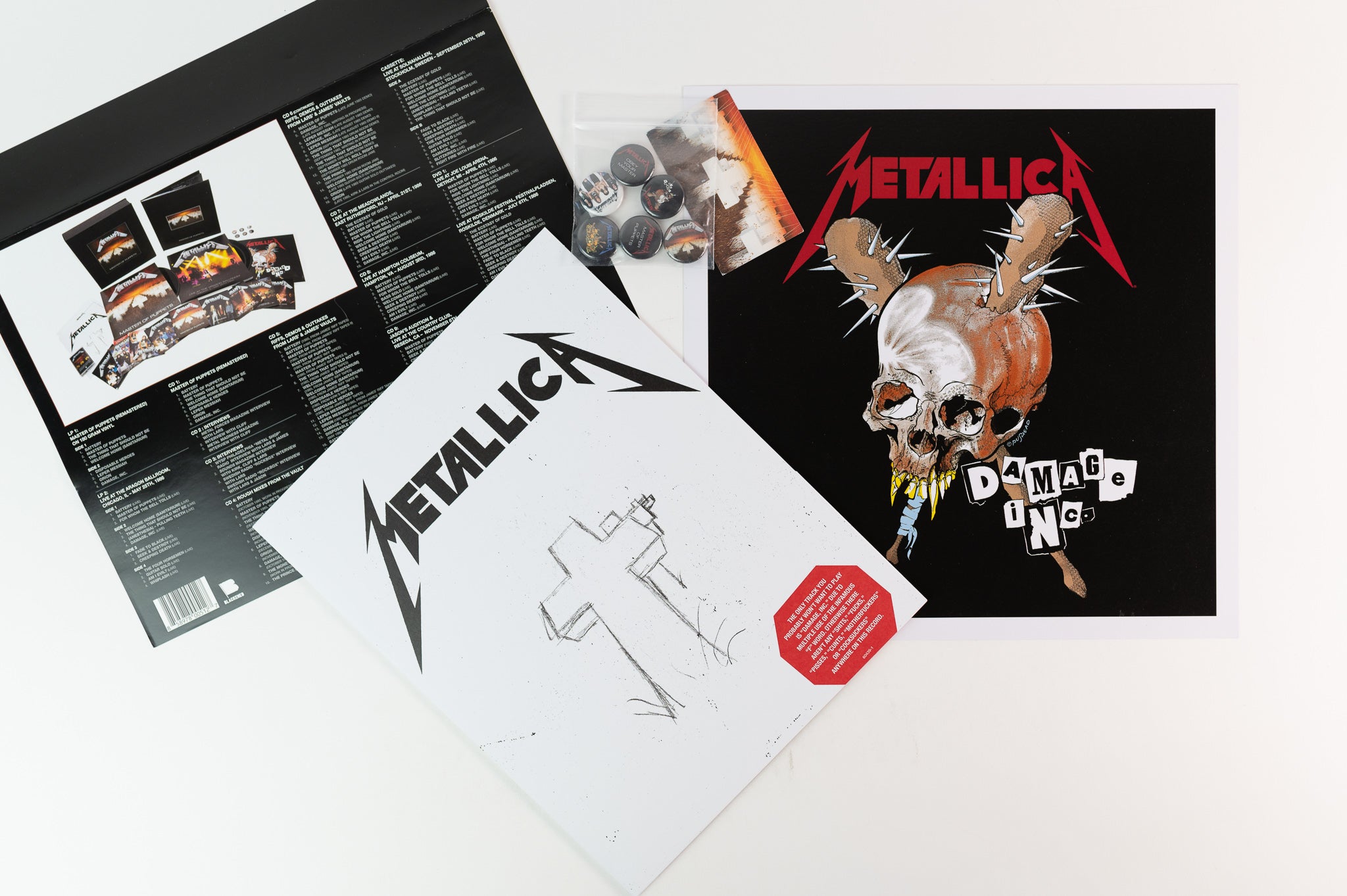 Metallica - Master Of Puppets on Blackened Limited Edition Deluxe Numbered Reissue Box Set