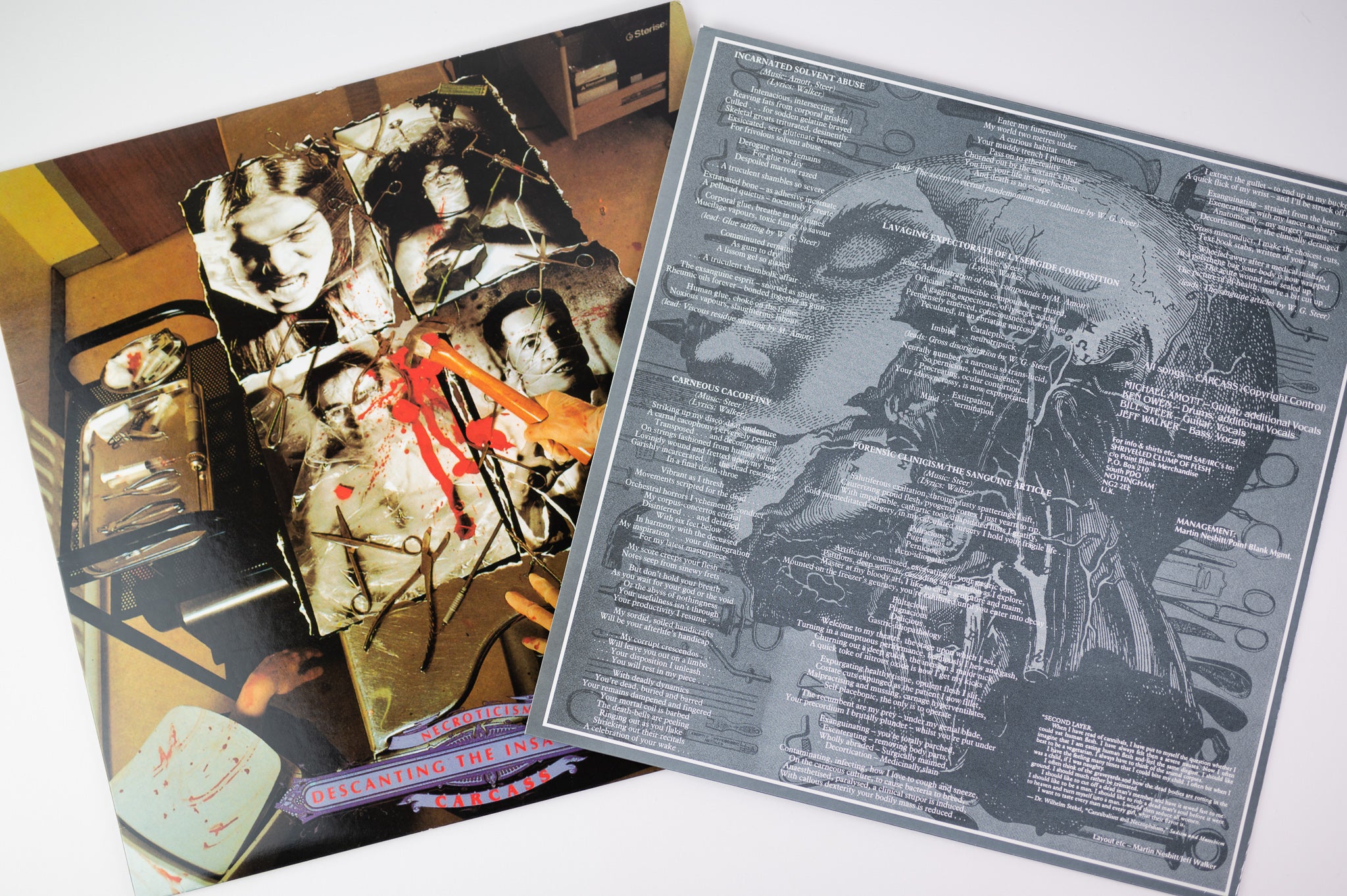 Carcass Necroticism - Descanting The Insalubrious on Earache - Purple Vinyl