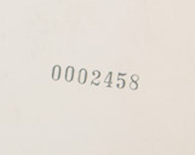 The Beatles - White Album on Apple 1968 Los Angeles Pressing Very Low Number 2458