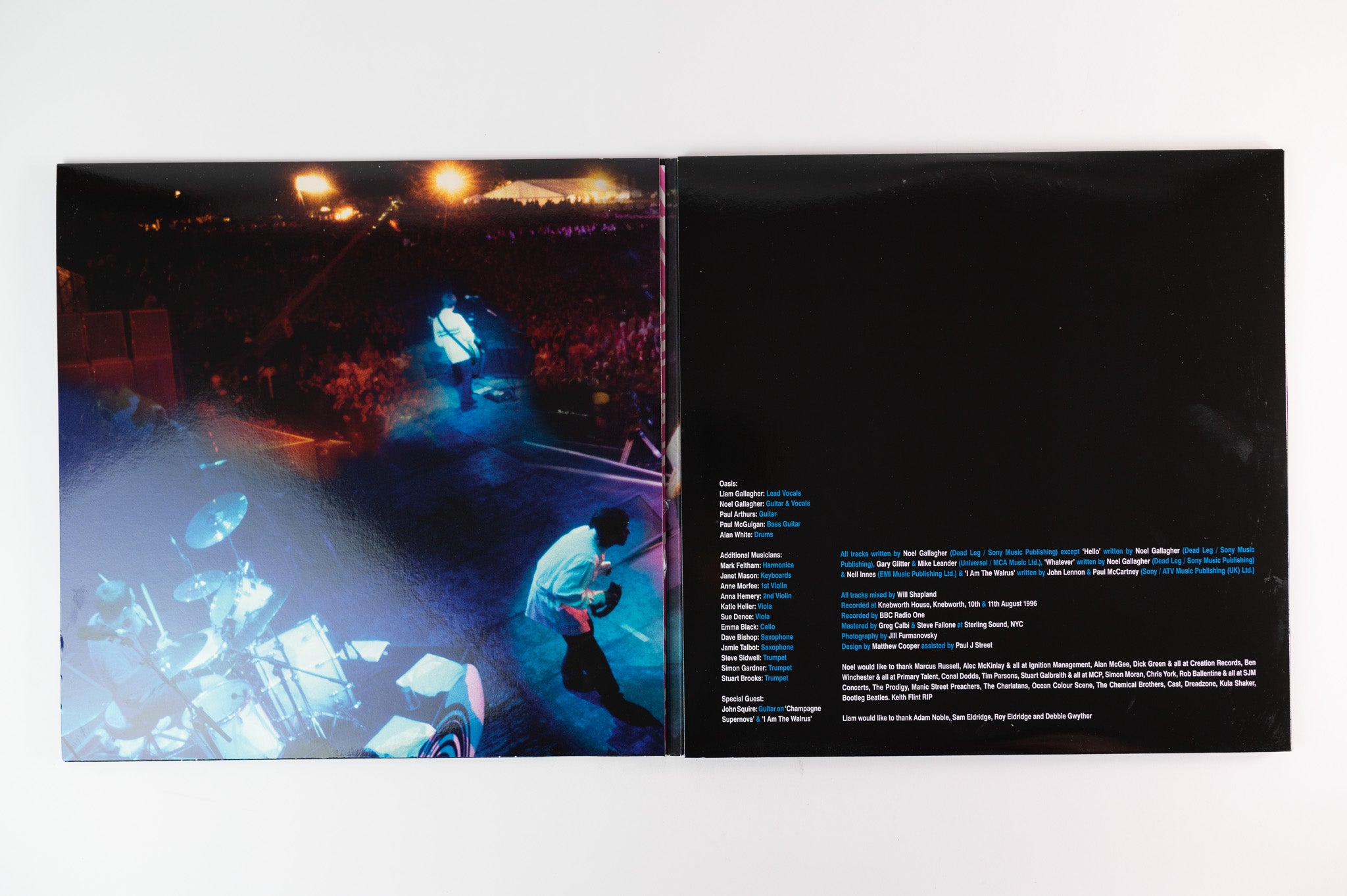 Oasis - Knebworth 1996 on Big Brother 180 Gram