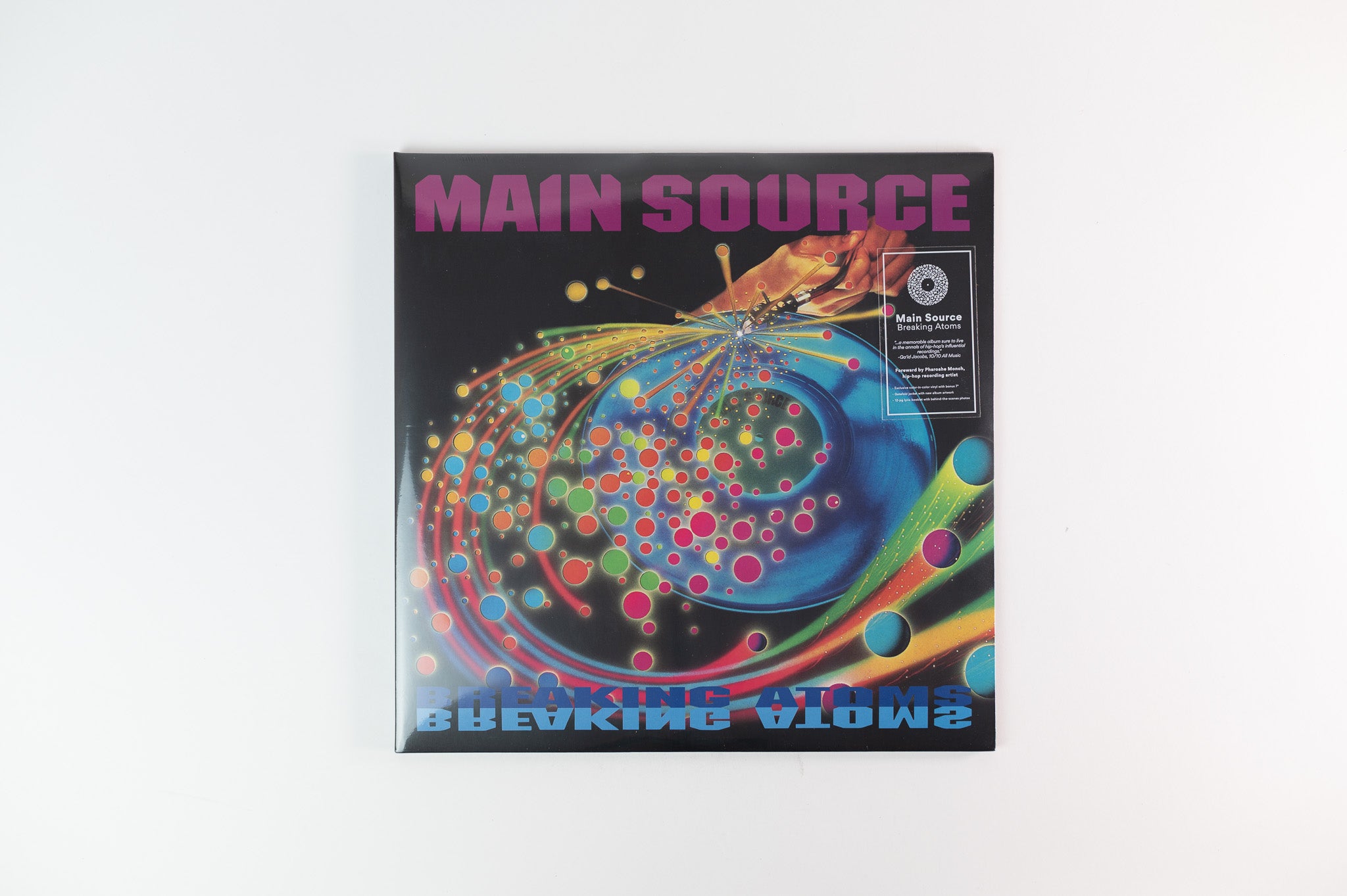 Main Source - Breaking Atoms on Vinyl Me Please Orange in Clear Vinyl Reissue Sealed
