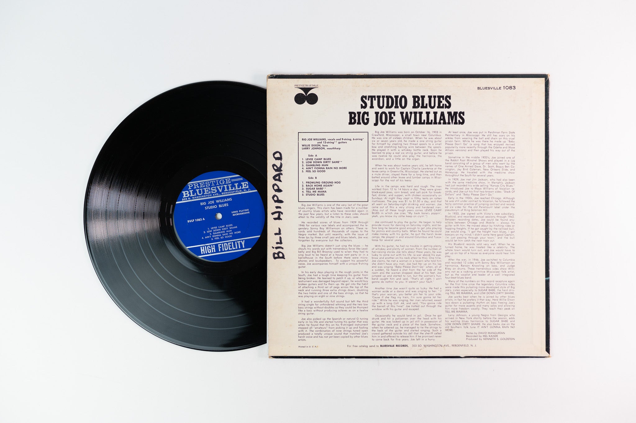 Big Joe Williams - Studio Blues on Prestige Bluesville