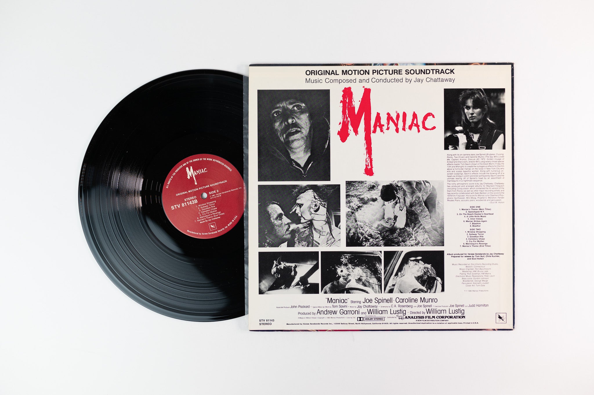 Jay Chattaway - Maniac (Original Motion Picture Soundtrack) on Varese Sarabande
