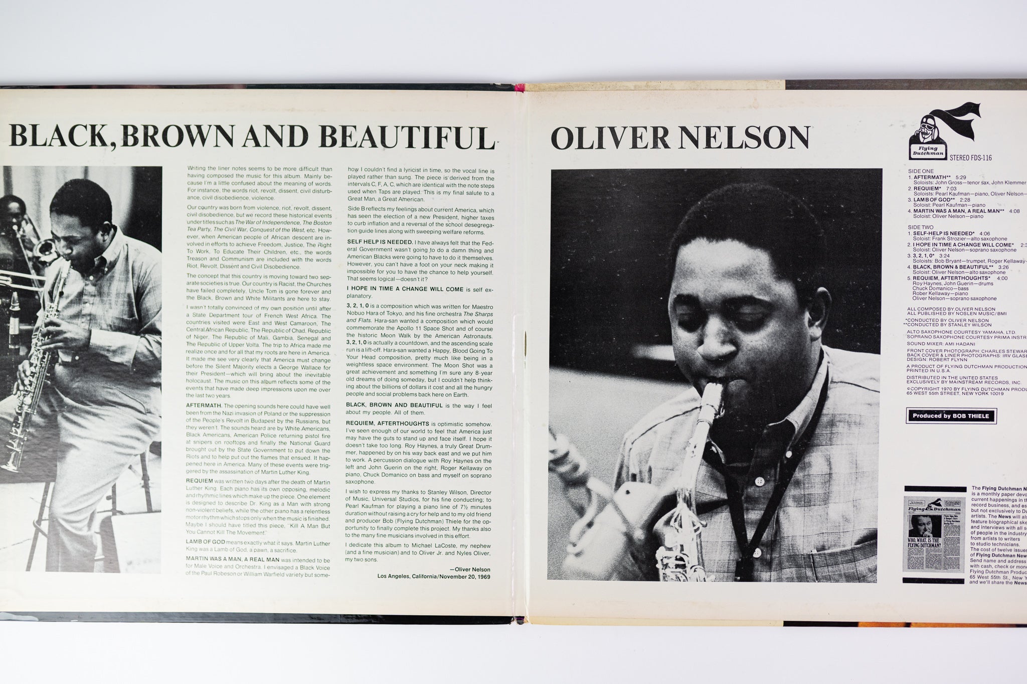 Oliver Nelson - Black Brown And Beautiful on Flying Dutchman