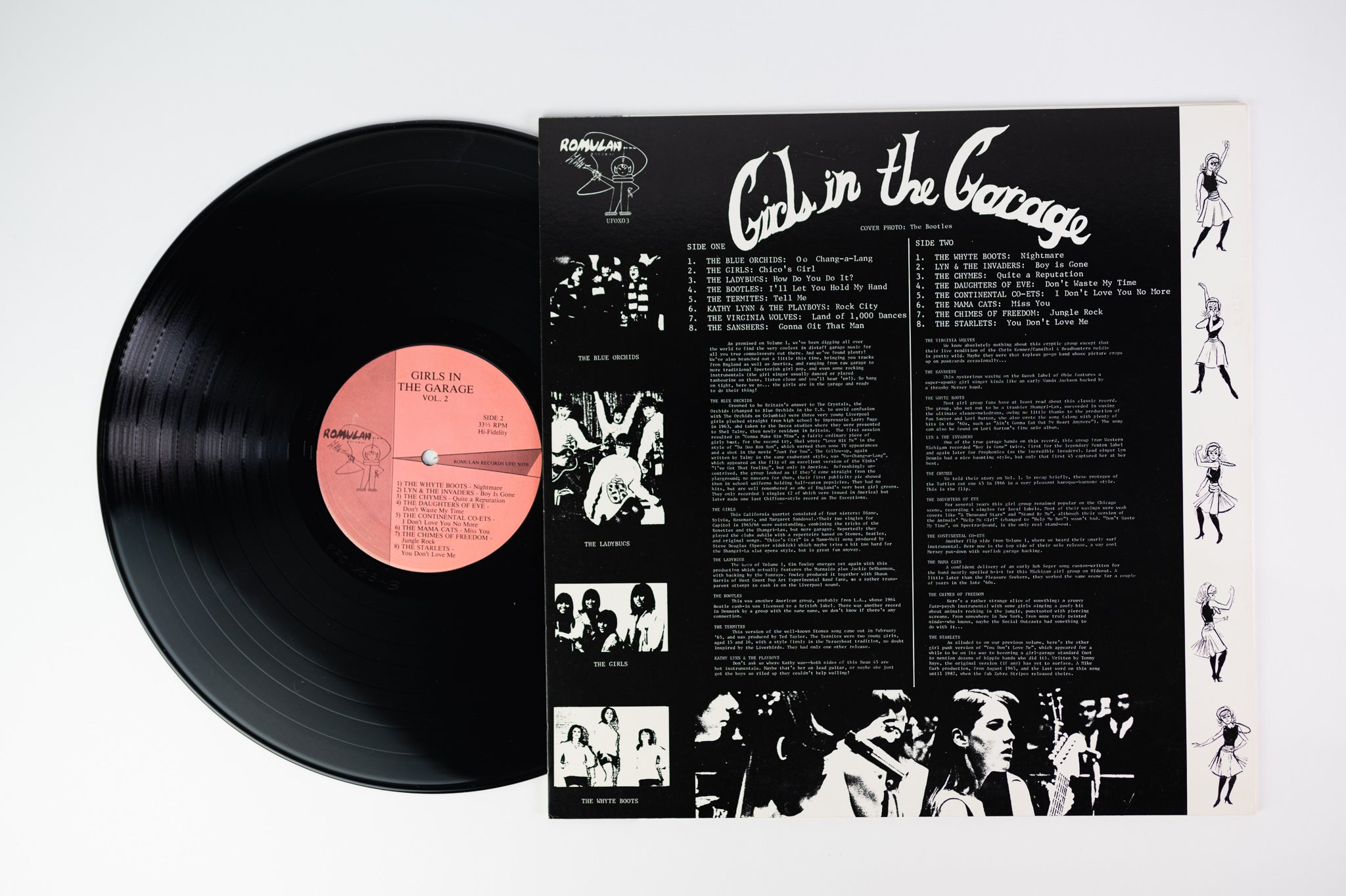 Various - Girls In The Garage Volume 2 on Romulan Records