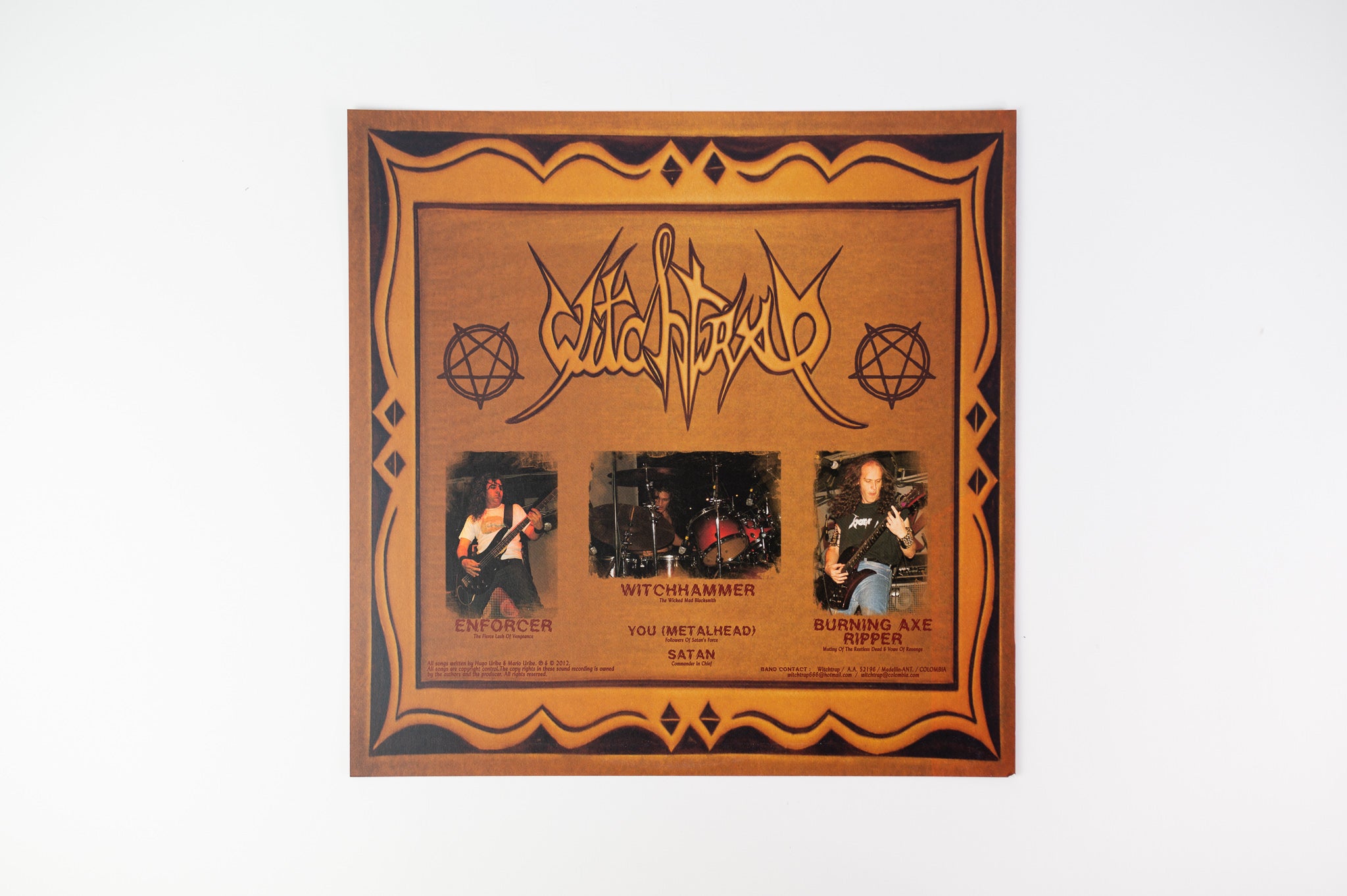 Witchtrap - Vengeance Is My Name on Hells Headbangers Limited Picture Disc