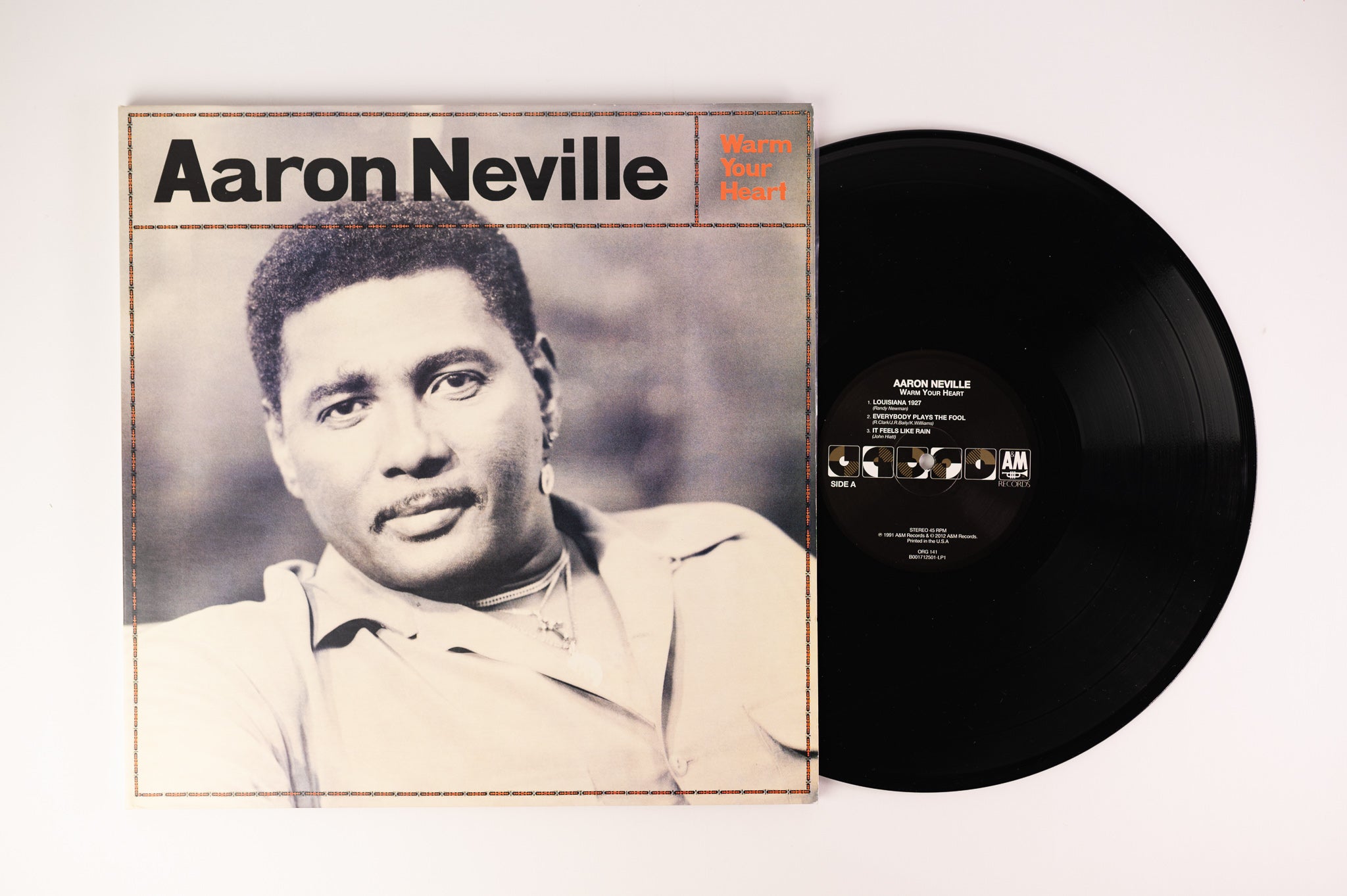 Aaron Neville - Warm Your Heart on Original Recordings Group 180 Gram Ltd Numbered Reissue