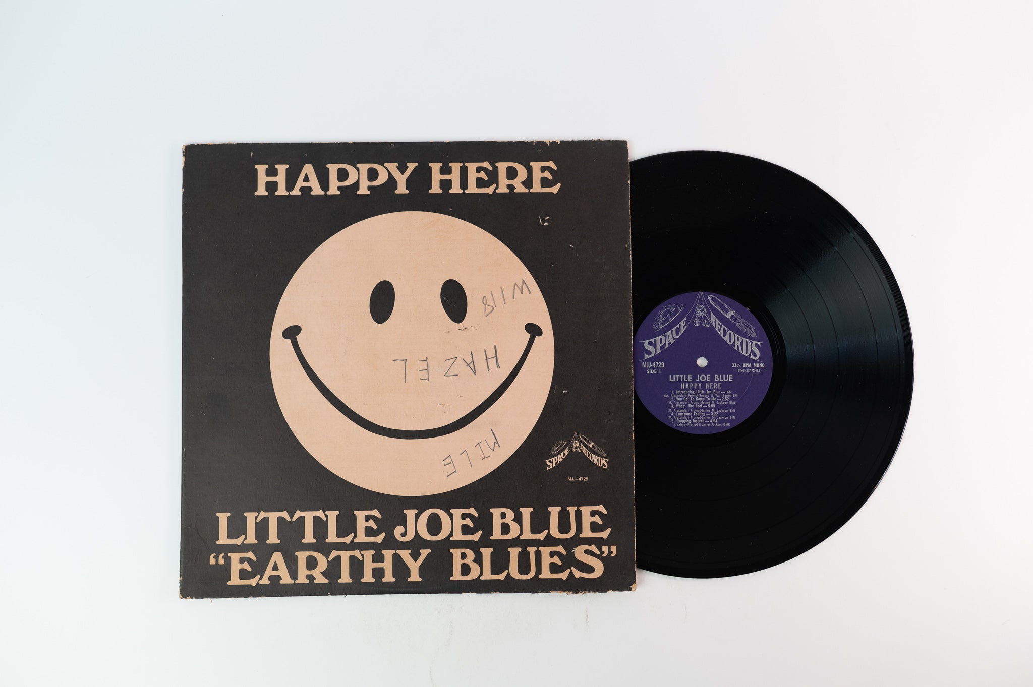 Little Joe Blue - Happy Here - "Earthy Blues" on Space