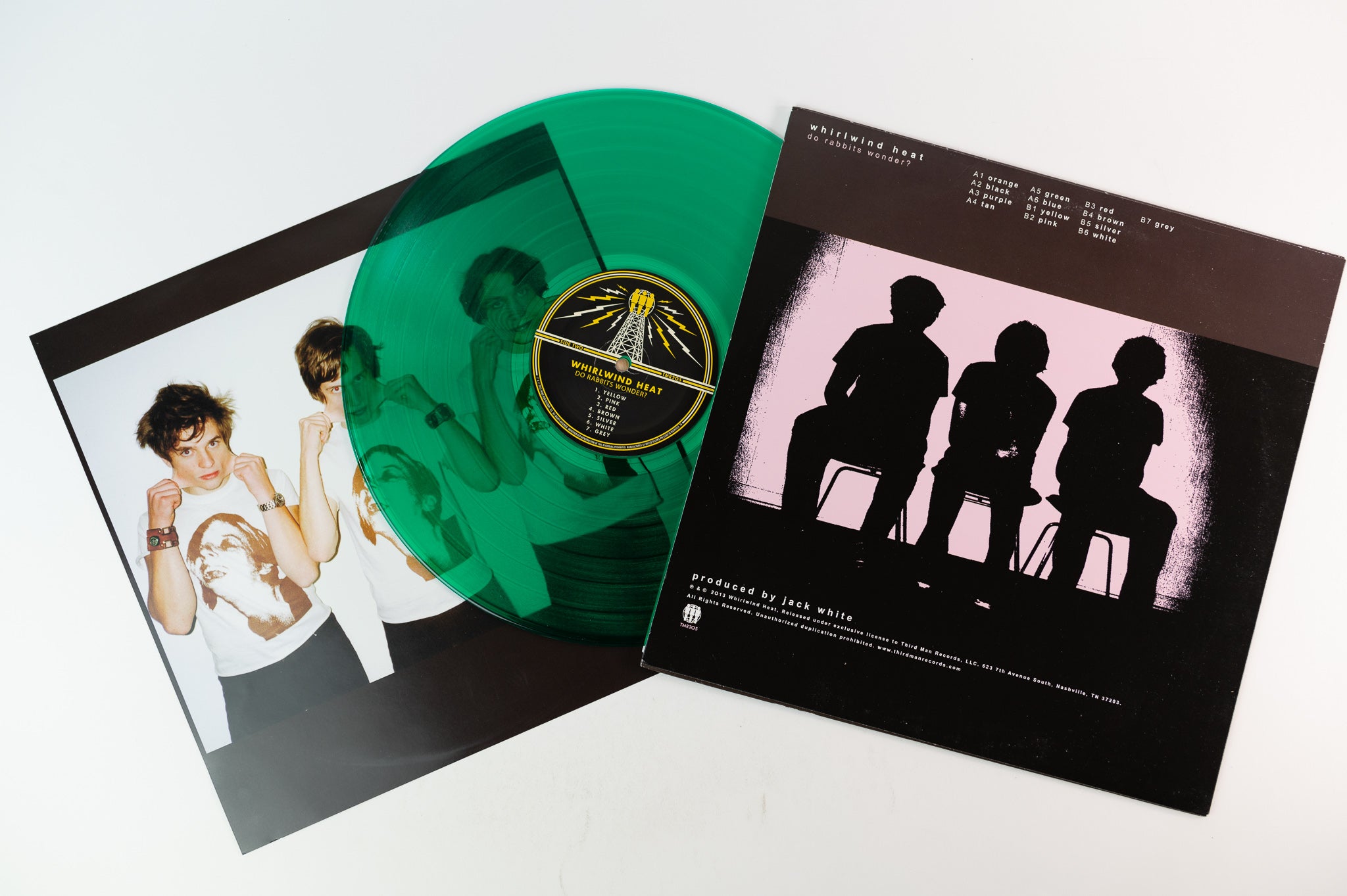Whirlwind Heat - Do Rabbits Wonder on Third Man Green Vinyl Reissue