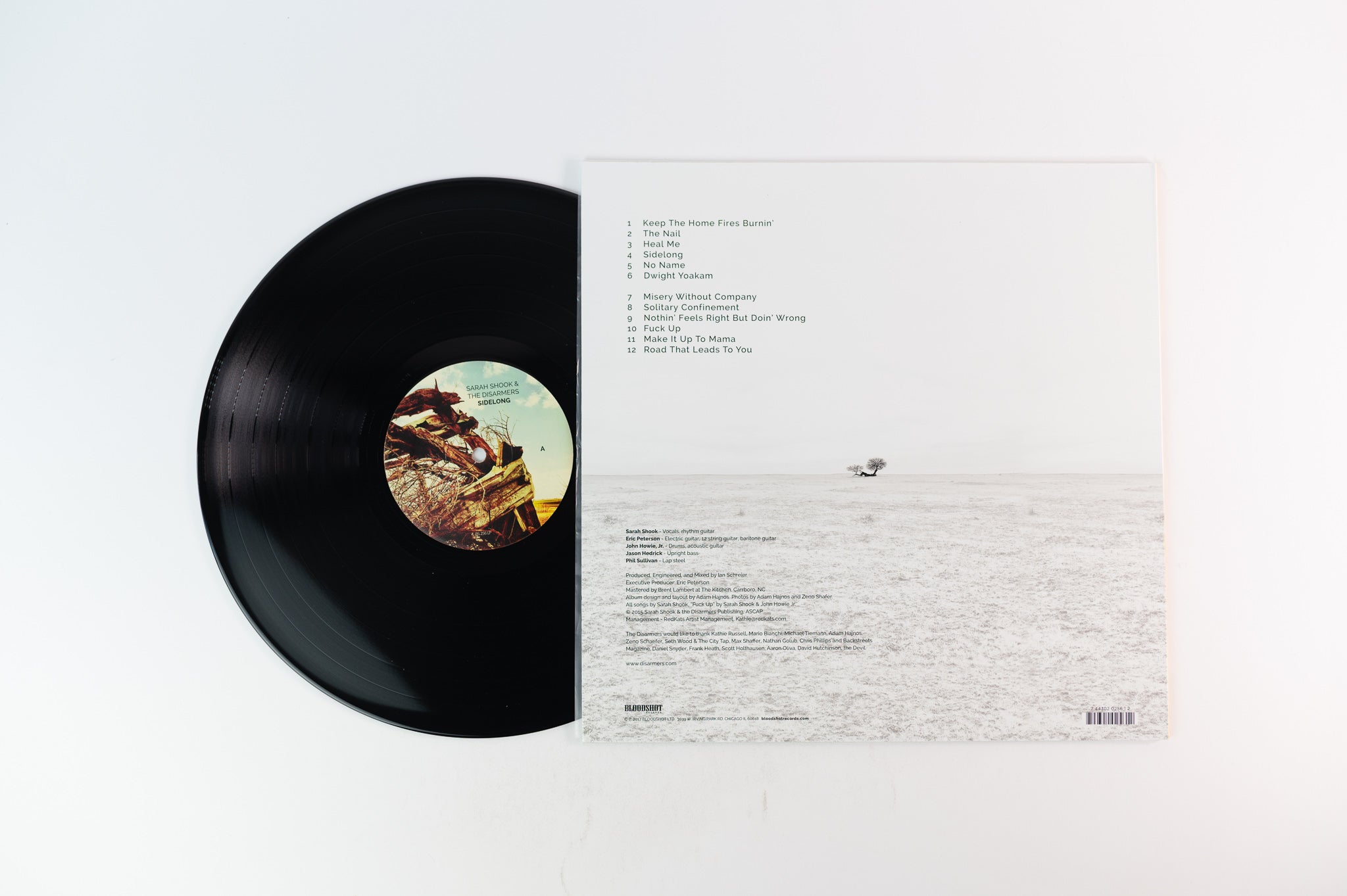 Sarah Shook & The Disarmers - Sidelong on Bloodshot 180 Gram Reissue