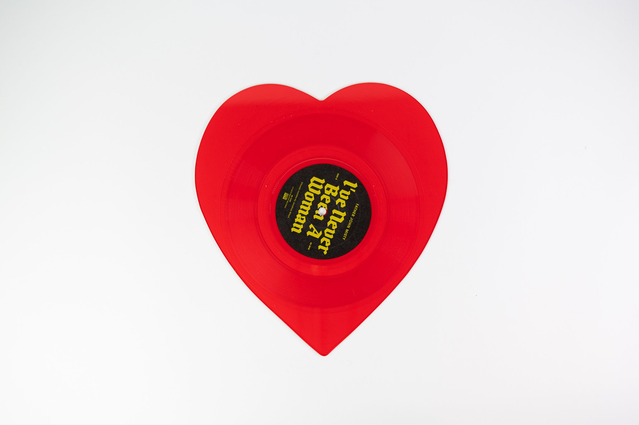 Father John Misty - I Loved You Honeybee 7" Heart Shaped Red Vinyl 45 RPM RSD