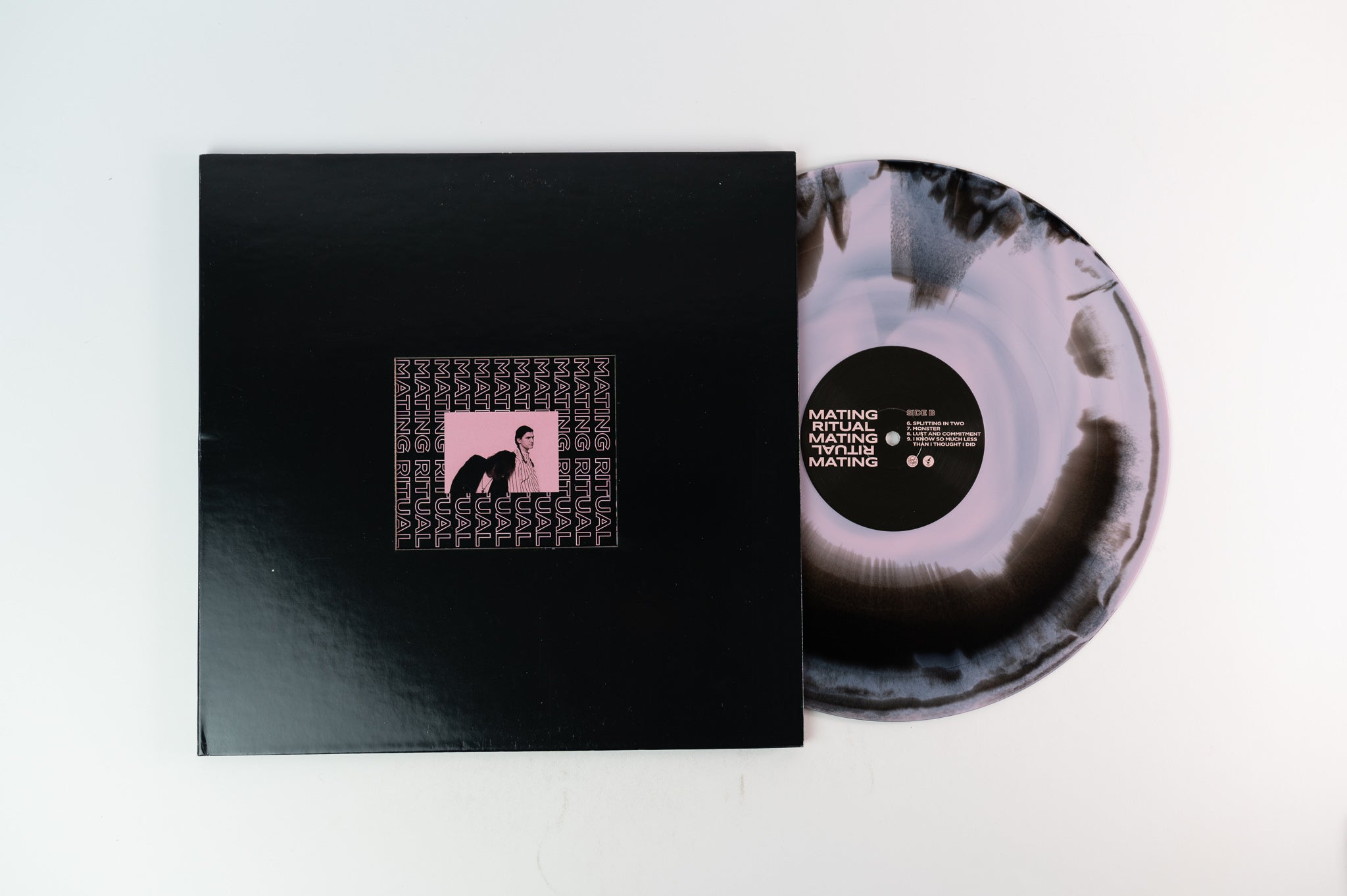 Mating Ritual - Light Myself On Fire on Vinyl Moon Limited Black and Pink Smash