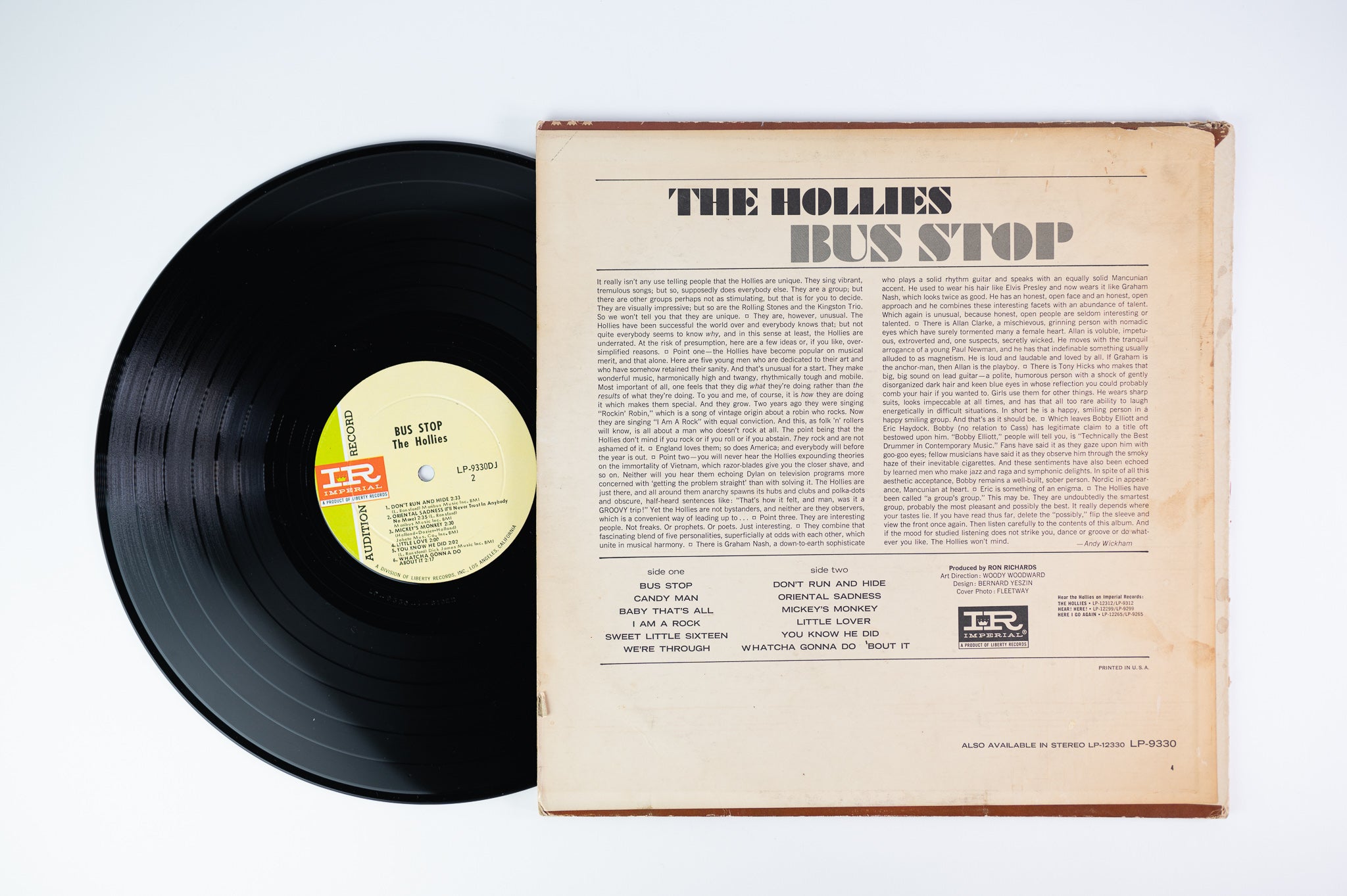 The Hollies - Bus Stop on Imperial Mono Promo