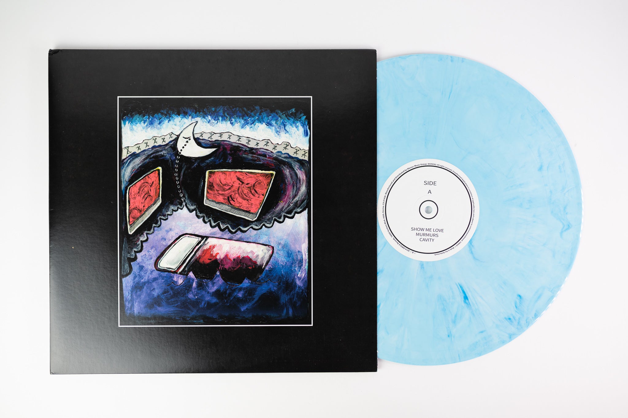 Hundred Waters - The Moon Rang Like A Bell Vinyl Me Please Limited Edition Numbered Blue Marbled