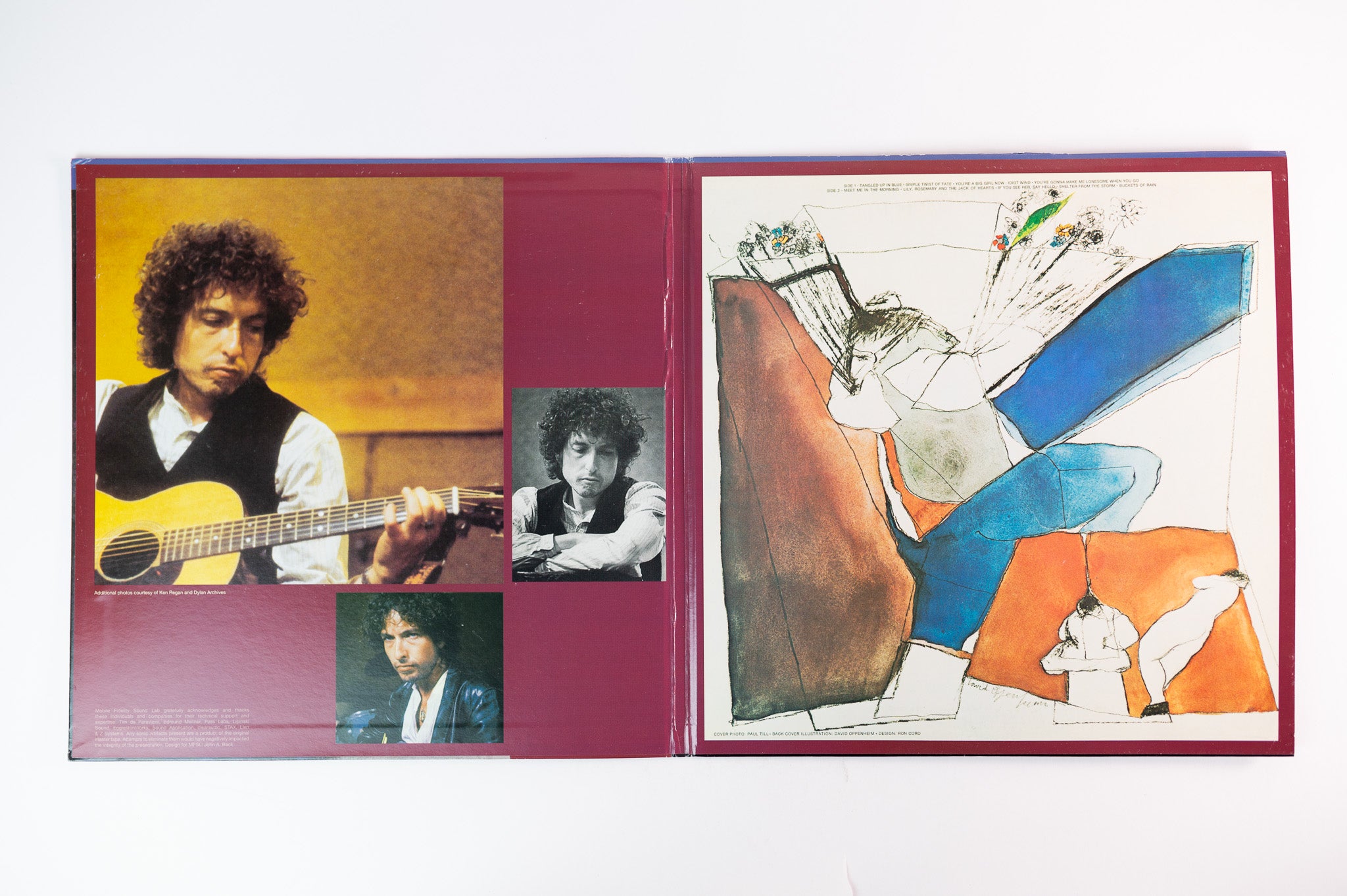 Bob Dylan - Blood On The Tracks Mobile Fidelity Sound Lab MFSL Reissue