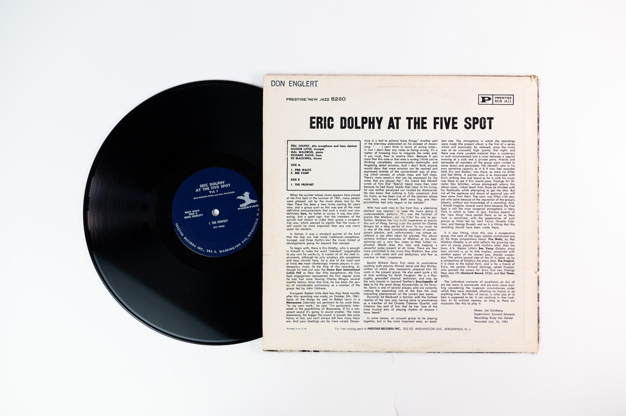 Eric Dolphy - At The Five Spot, Volume 1 Reissue