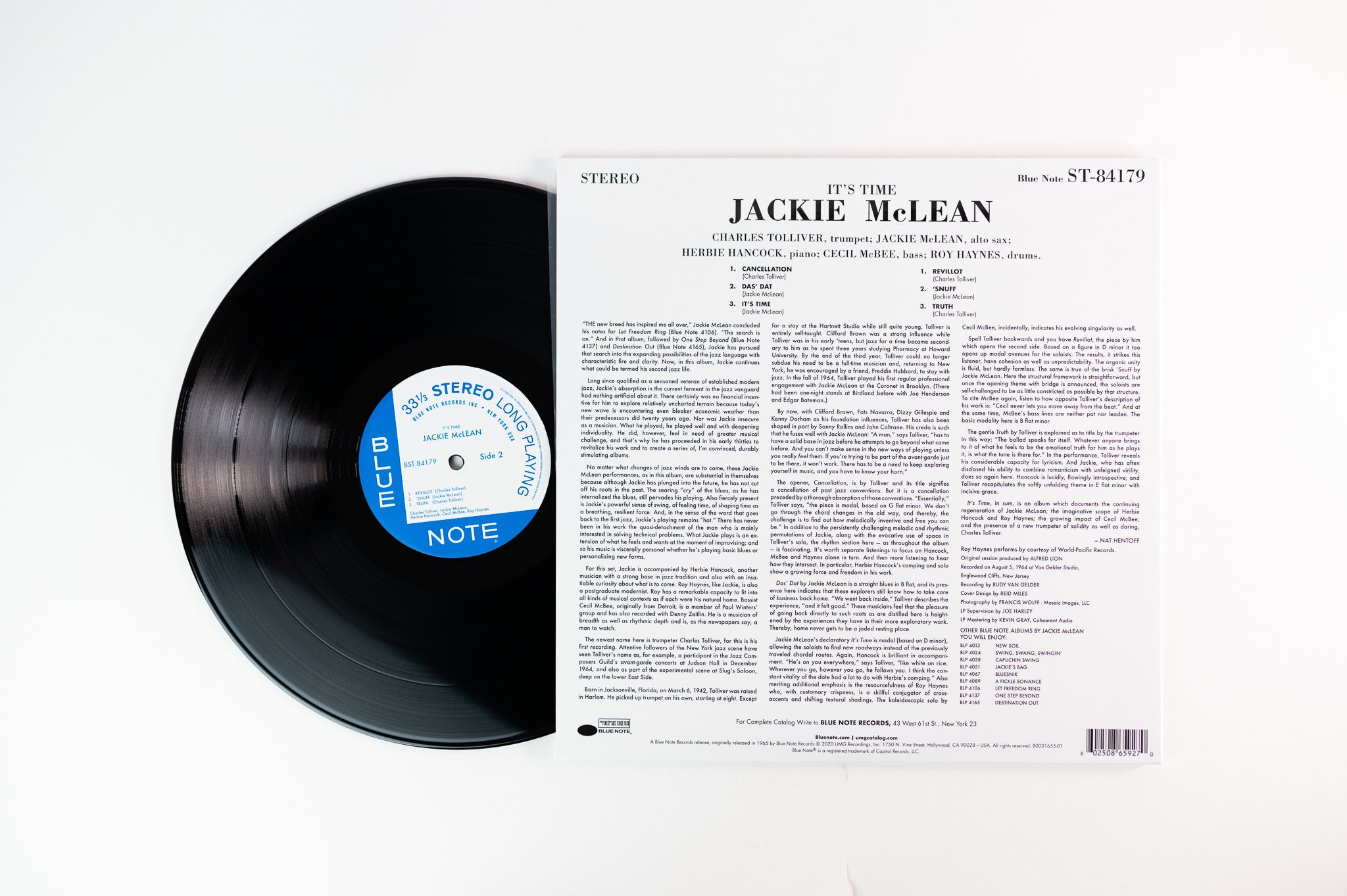 Jackie McLean - It's Time! on Blue Note Tone Poet Series Reissue
