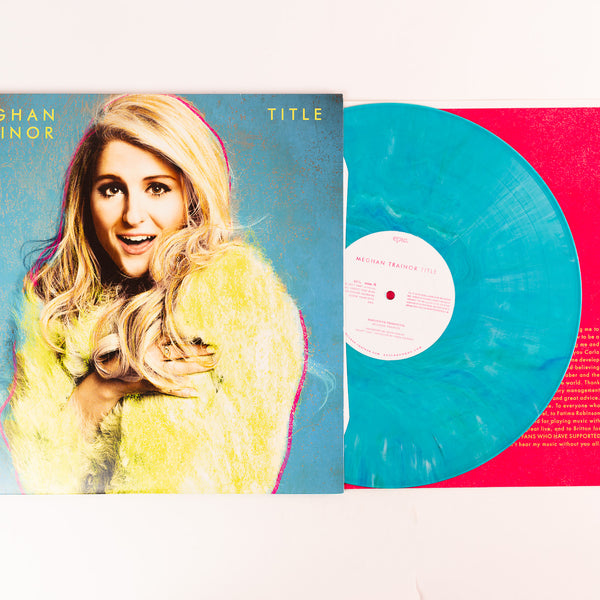 Meghan Trainor - Title on Epic Ltd Deluxe Turquoise Vinyl