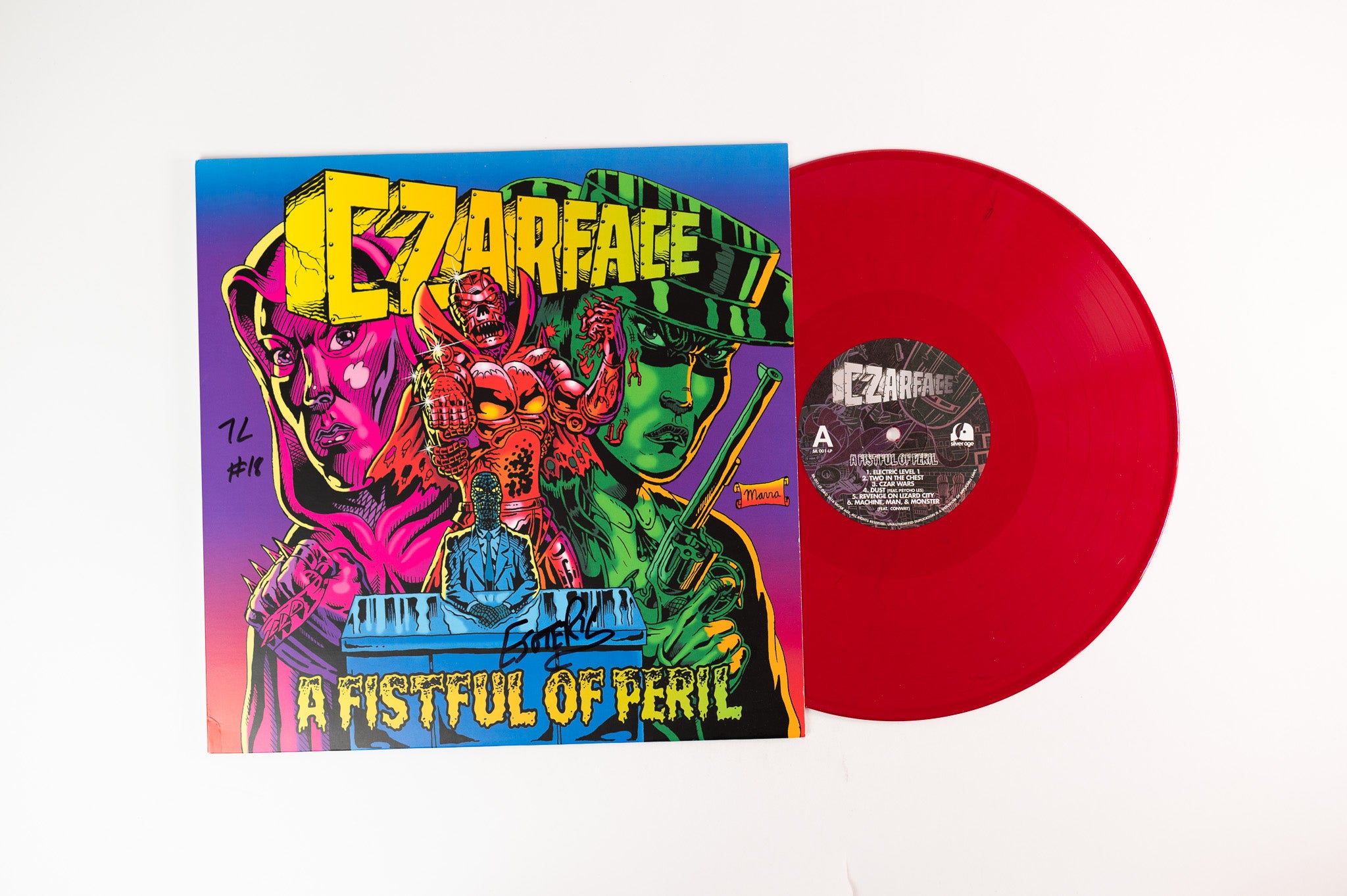 Czarface - A Fistful Of Peril on Silver Age Limited Red Vinyl