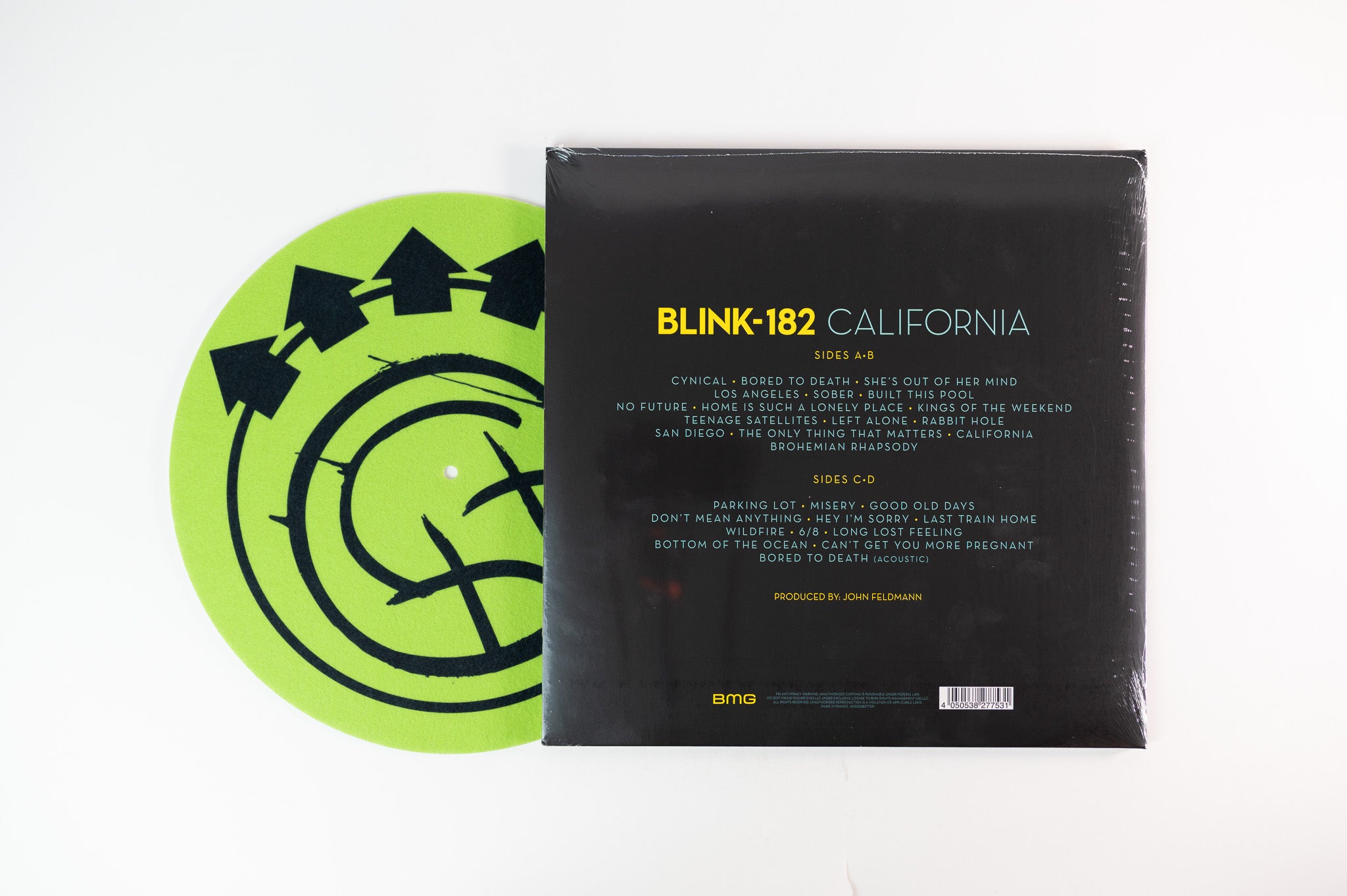 Blink-182 - California on BMG Ltd Edition Green Vinyl with Slip Mat Sealed