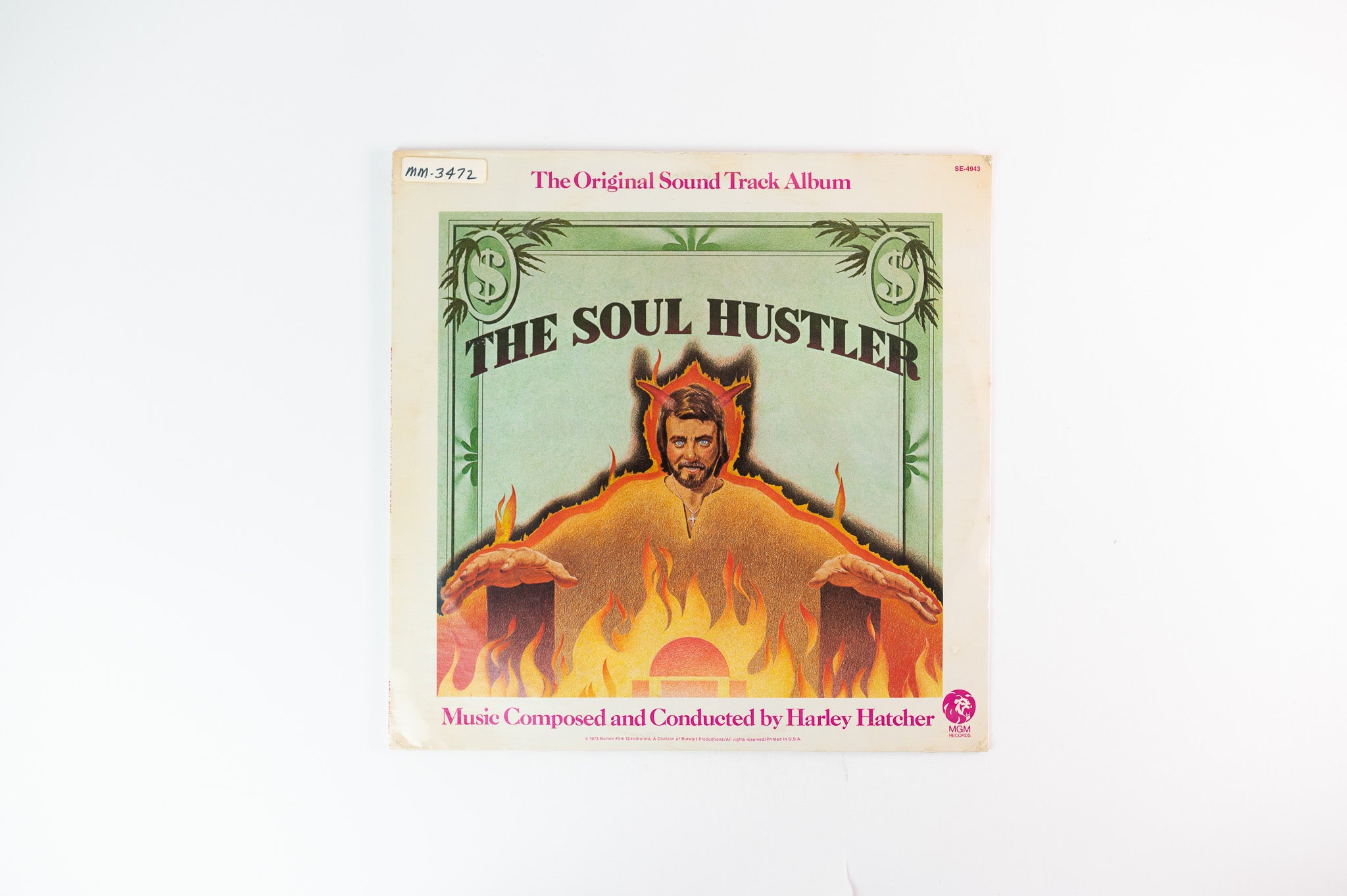 Harley Hatcher - The Soul Hustler (The Original Sound Track Album) on MGM Sealed