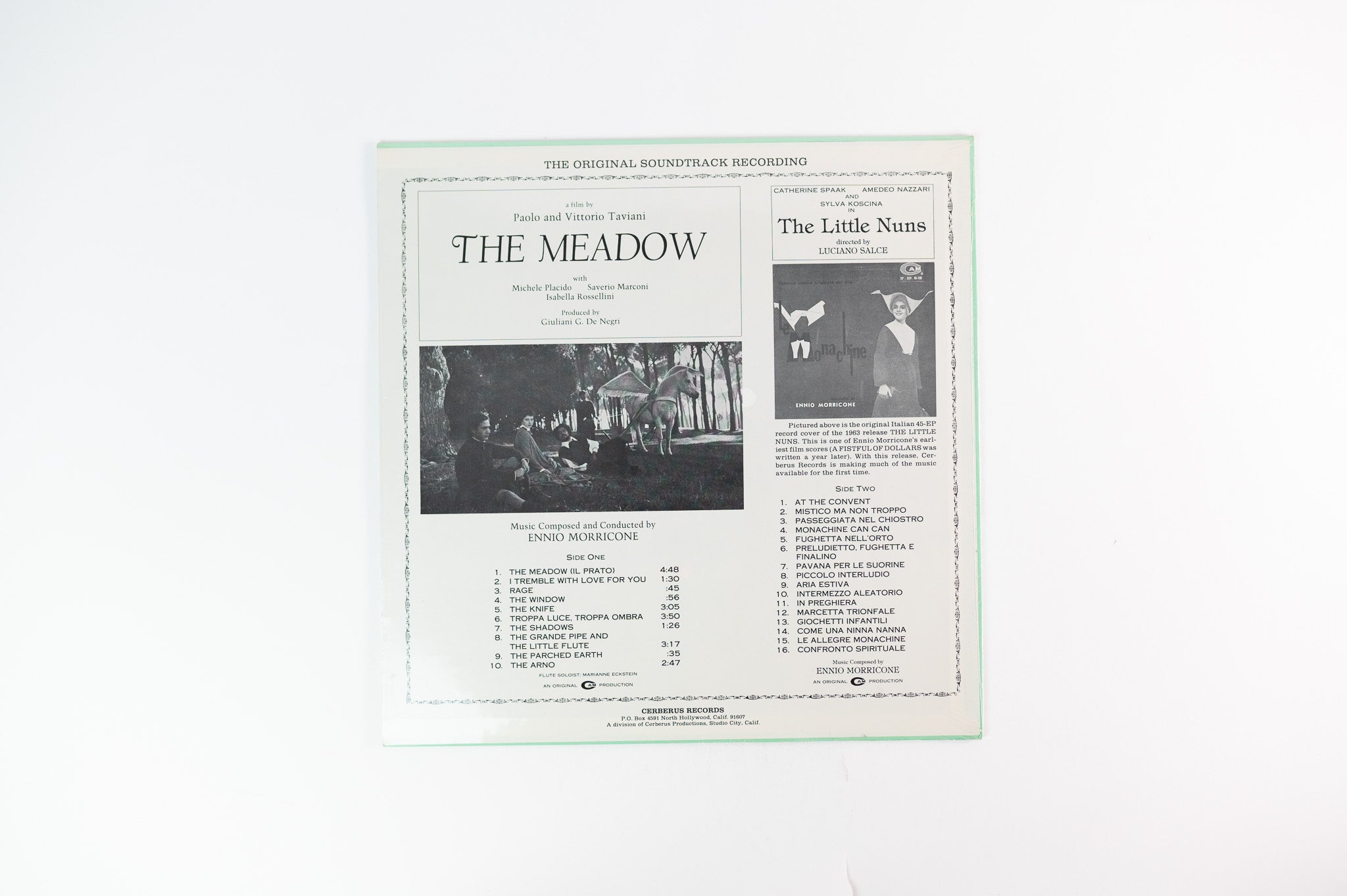 Ennio Morricone - The Meadow / The Little Nuns (Original Soundtrack Recordings) on Cerberus Sealed