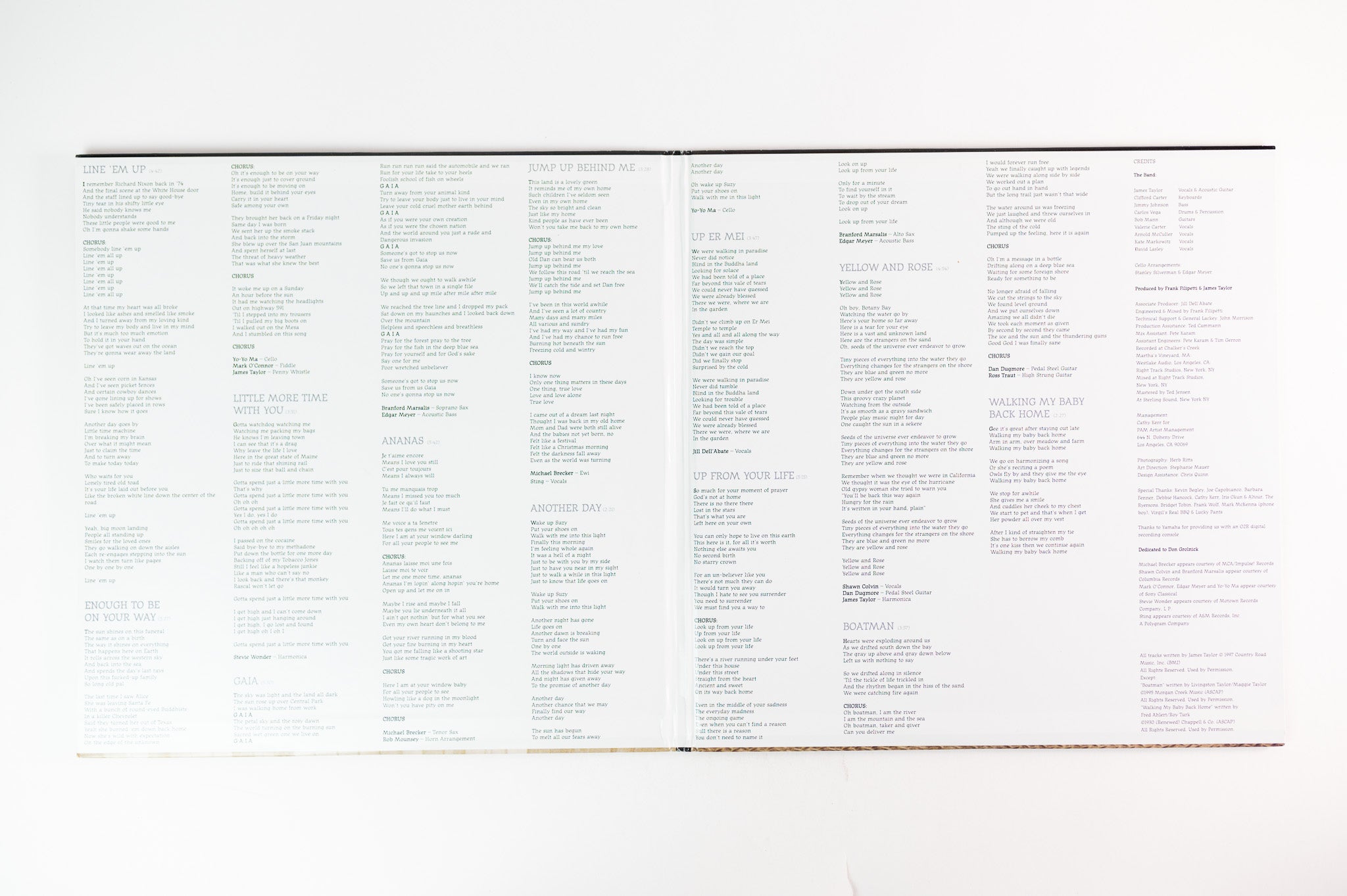 James Taylor - Hourglass on Analog Spark Columbia Reissue