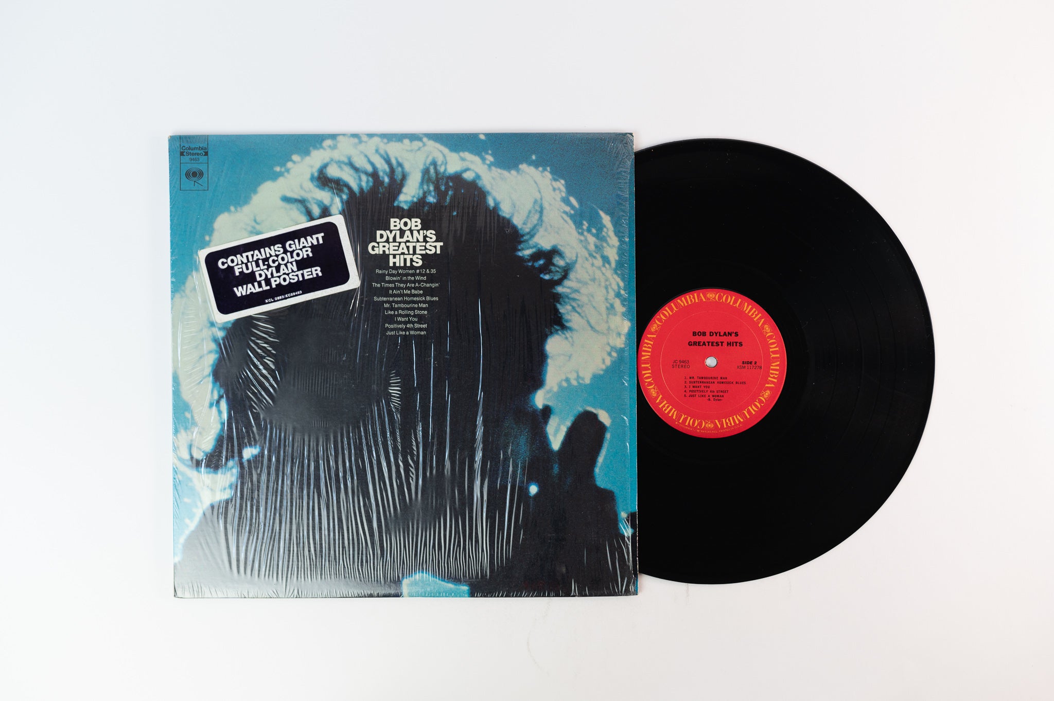 Bob Dylan - Bob Dylan's Greatest Hits on Columbia with Poster