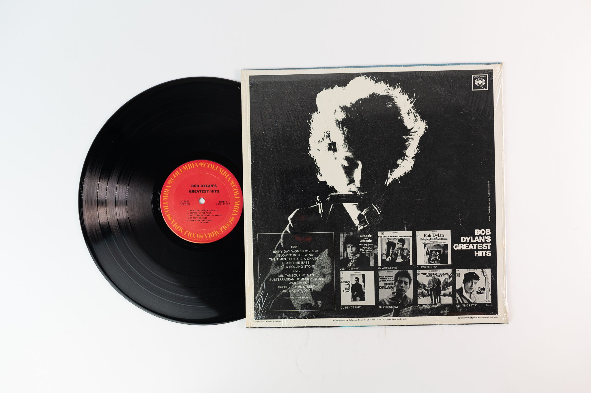 Bob Dylan - Bob Dylan's Greatest Hits on Columbia with Poster