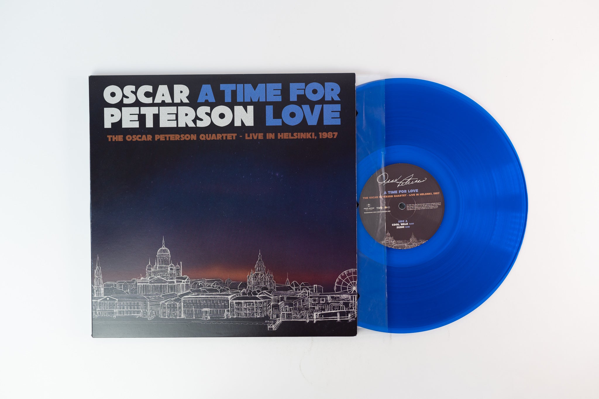 Oscar Peterson - A Time For Love: The Oscar Peterson Quartet - Live In Helsinki, 1987 on Mack Avenue Blue Vinyl 180 Gram