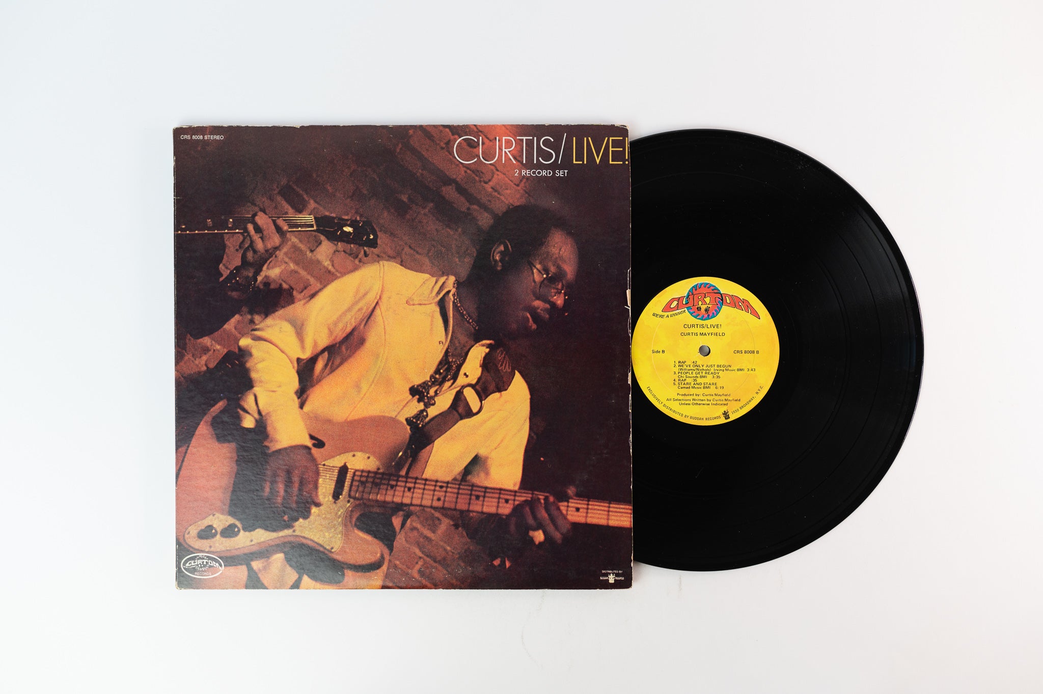 Curtis Mayfield - Curtis / Live! on Curtom