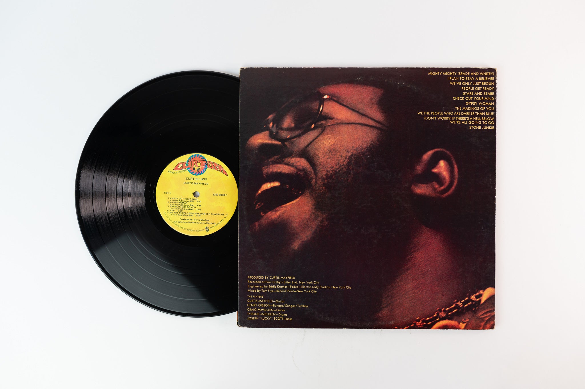 Curtis Mayfield - Curtis / Live! on Curtom