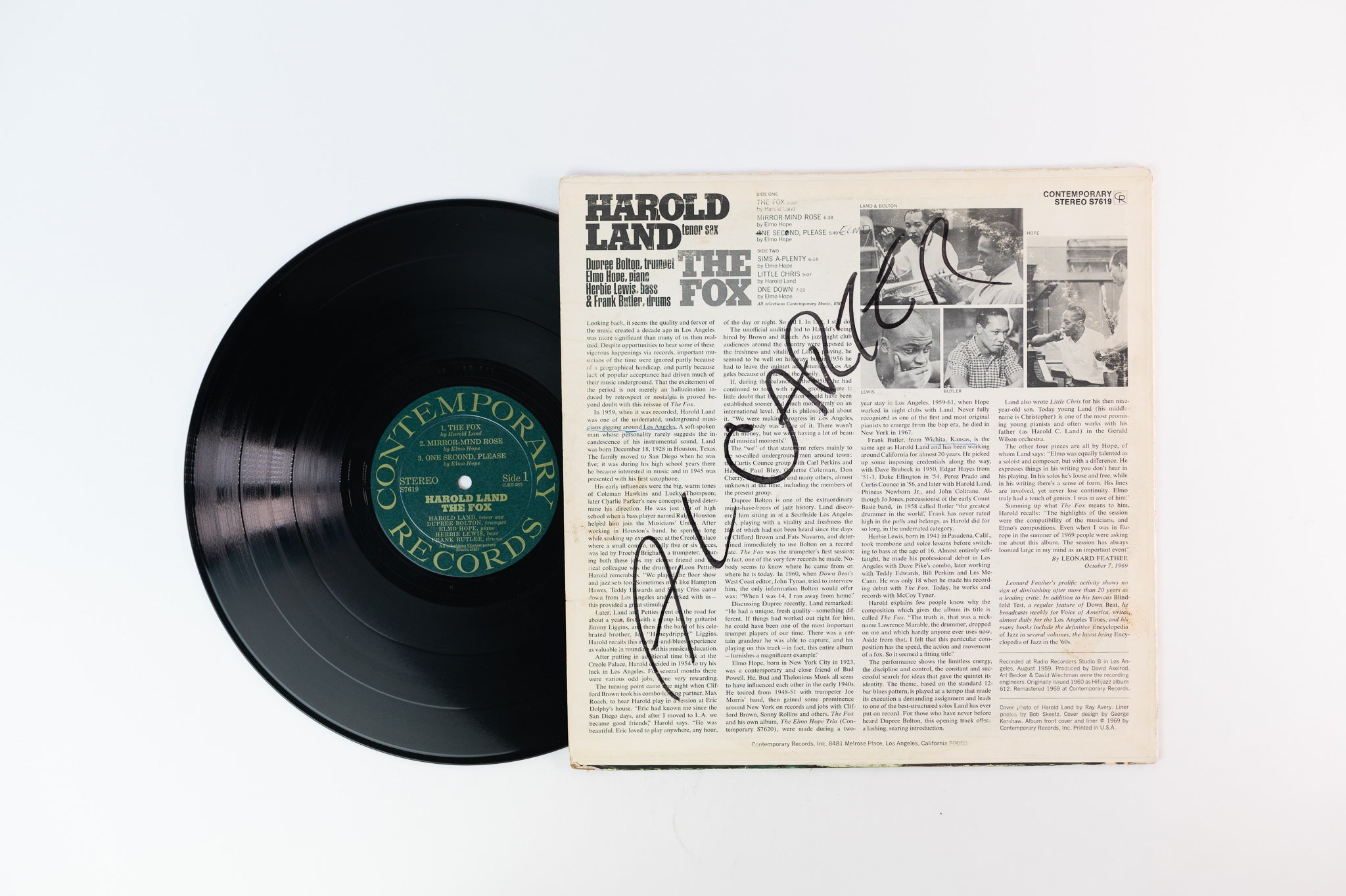 Harold Land - The Fox on Contemporary Stereo Deep Groove