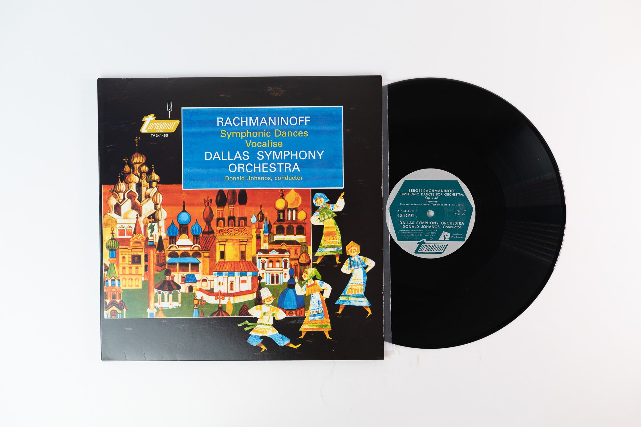 Sergei Vasilyevich Rachmaninoff - Symphonic Dances / Vocalise on Turnabout Vox Analogue Productions Reissue