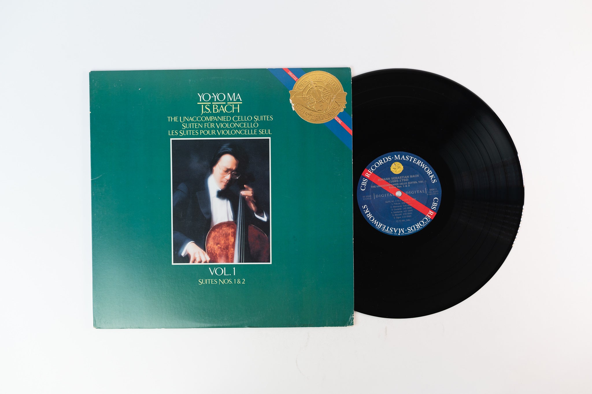 Yo-Yo Ma, J.S. Bach - The Unaccompanied Cello Suites / Suiten Für Violoncello / Les Suites Pour Violoncelle Seul - Vol. 1, Suites Nos. 1 & 2 on CBS Masterworkas